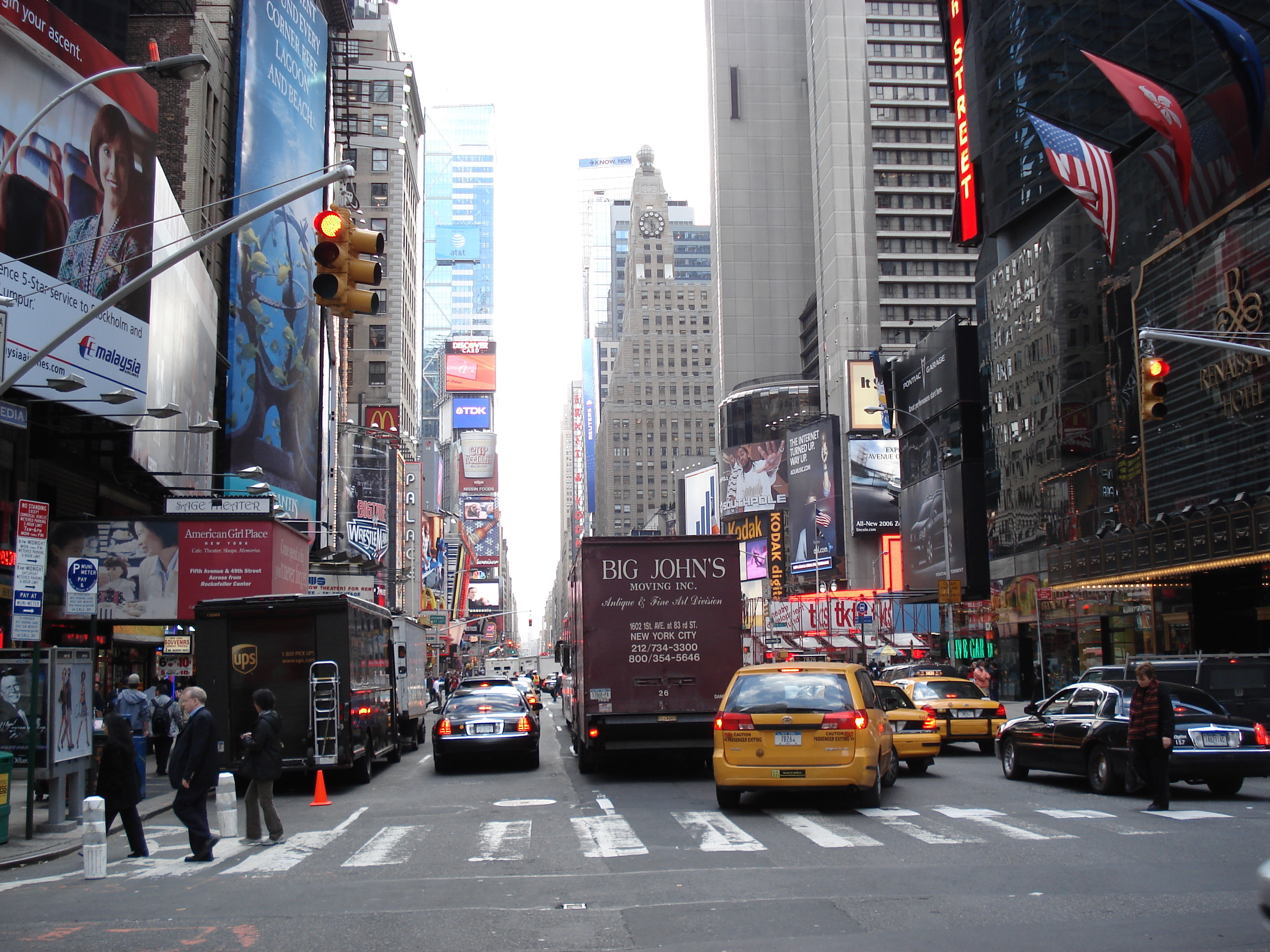 รูปถ่าย สหรัฐอเมริกา(United States) นิวยอร์ก(New York) ไทม์สแควร์(Times Square) 2006-03 45