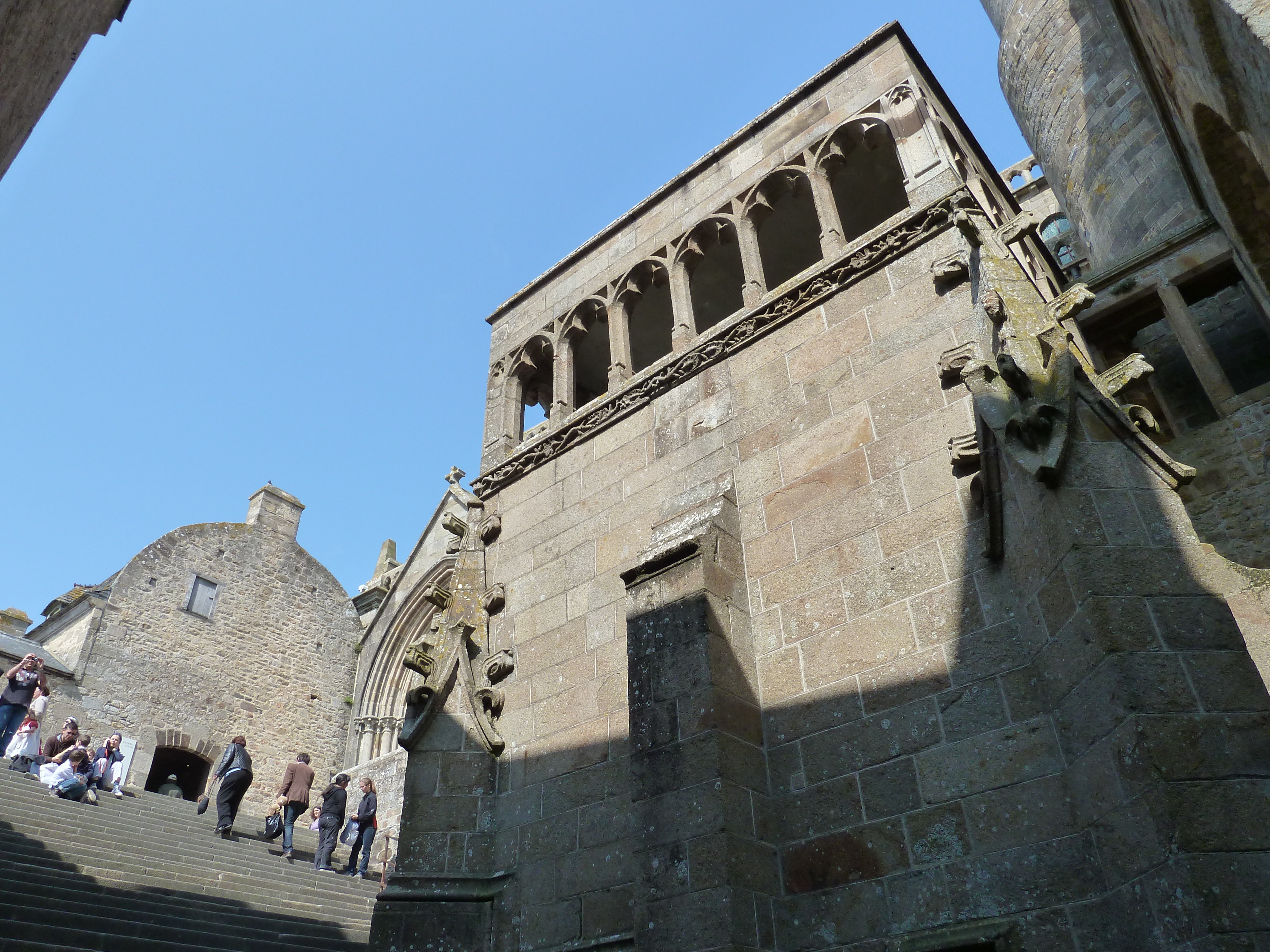 รูปถ่าย ฝรั่งเศส(France) มงแซ็งมีแชล(Mont St Michel) แอบบีมงแซ็งมีแชล(Mont St Michel Abbey) 2010-04 124