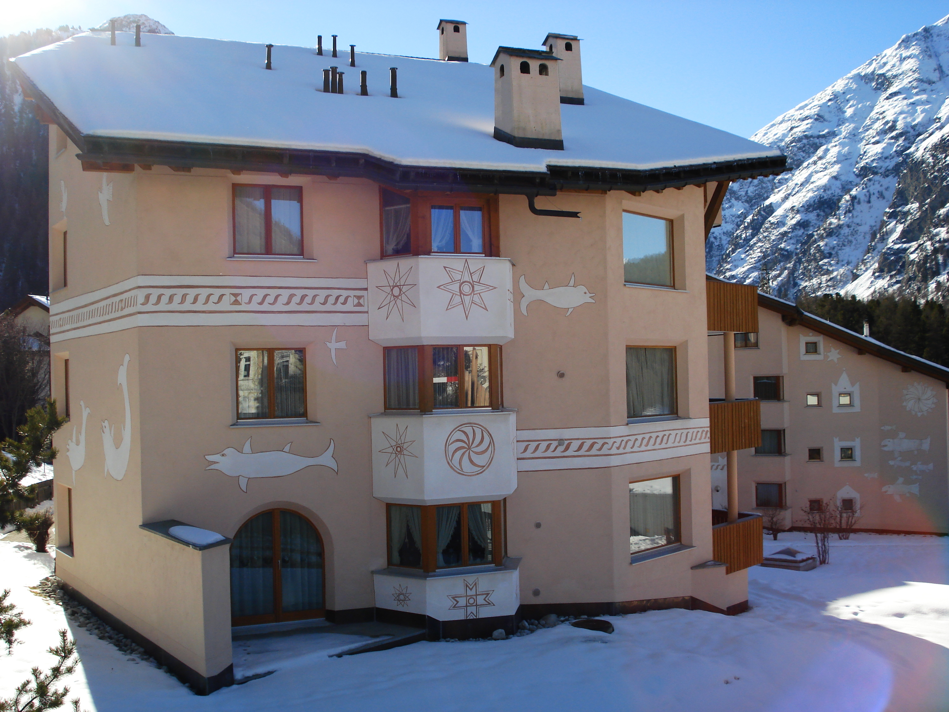 รูปถ่าย สวิสเซอร์แลนด์(Switzerland) ปองเทรซีน่า(Pontresina) 2007-01 135