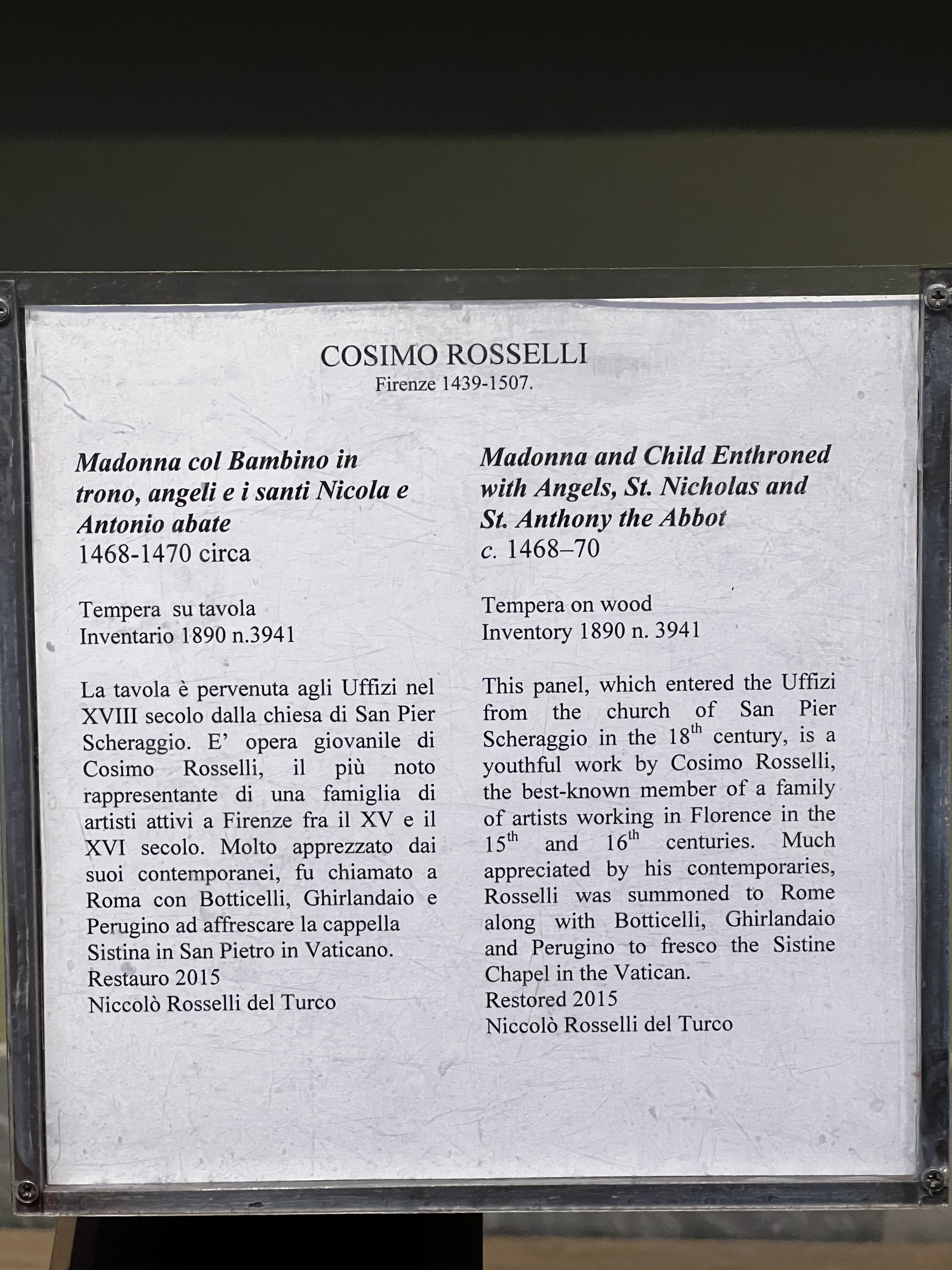 รูปถ่าย อิตาลี(Italy) ฟลอเรนซ์(Florence) พิพิธภัณฑ์อุฟฟีซี(Uffizi Museum) 2022-05 109