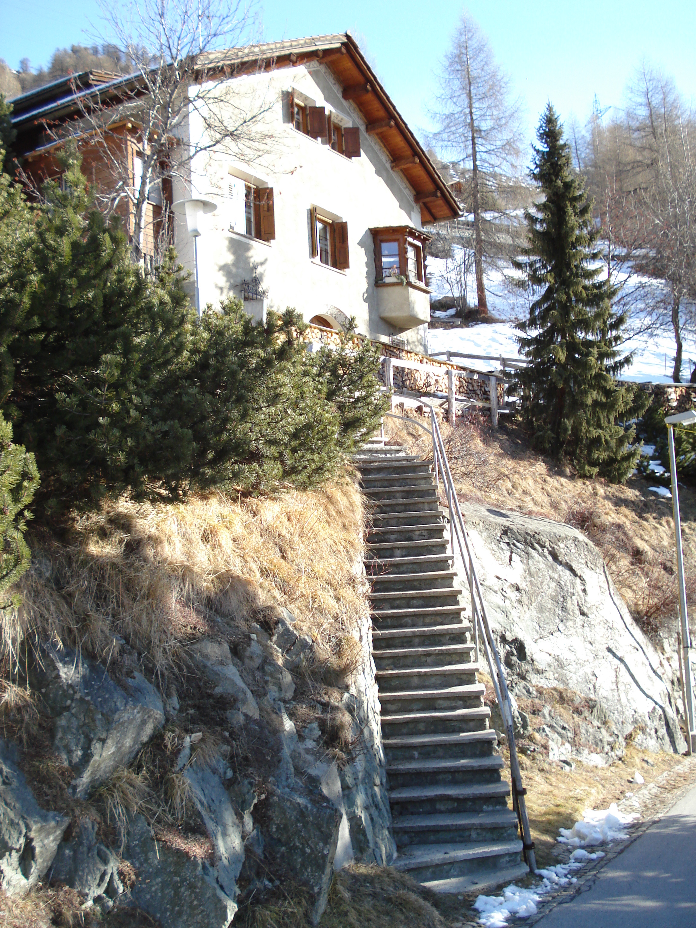รูปถ่าย สวิสเซอร์แลนด์(Switzerland) ถนนจากคูร์ไปเซนต์มอริตซ์(Chur to St Moritz Road) 2007-01 67