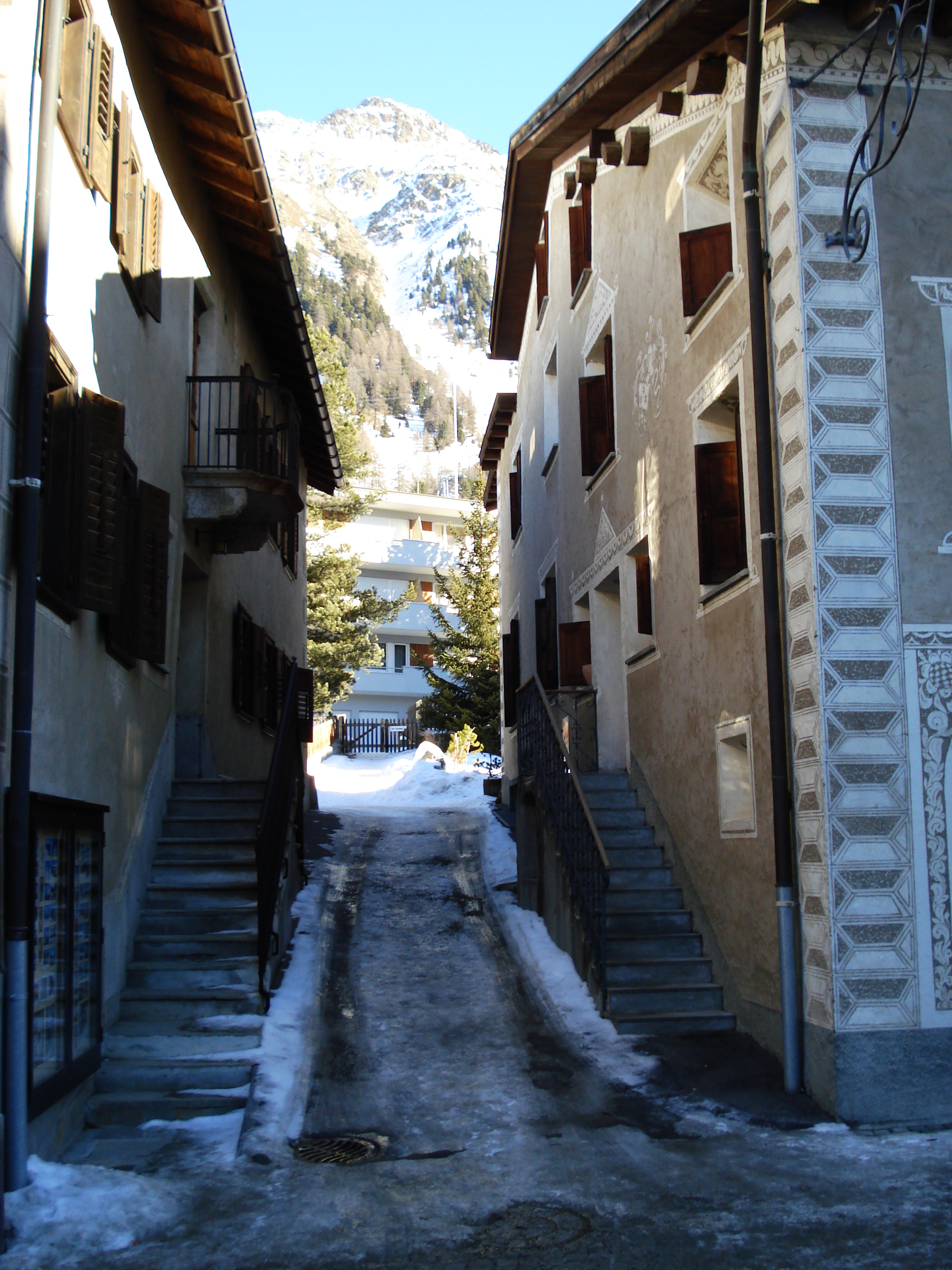 รูปถ่าย สวิสเซอร์แลนด์(Switzerland) ปองเทรซีน่า(Pontresina) 2007-01 50