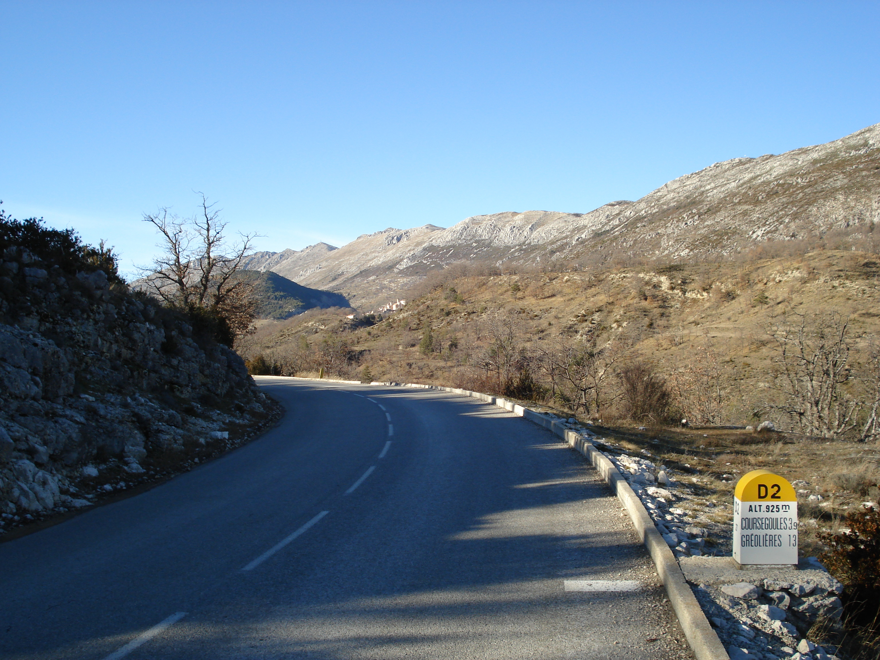 รูปถ่าย ฝรั่งเศส(France) เฟรนช์ริวิเอรา(French Riviera) ถนนจากว็องส์ไปกูร์เซอกูล(Vence to Coursegoule road) 2007-01 45