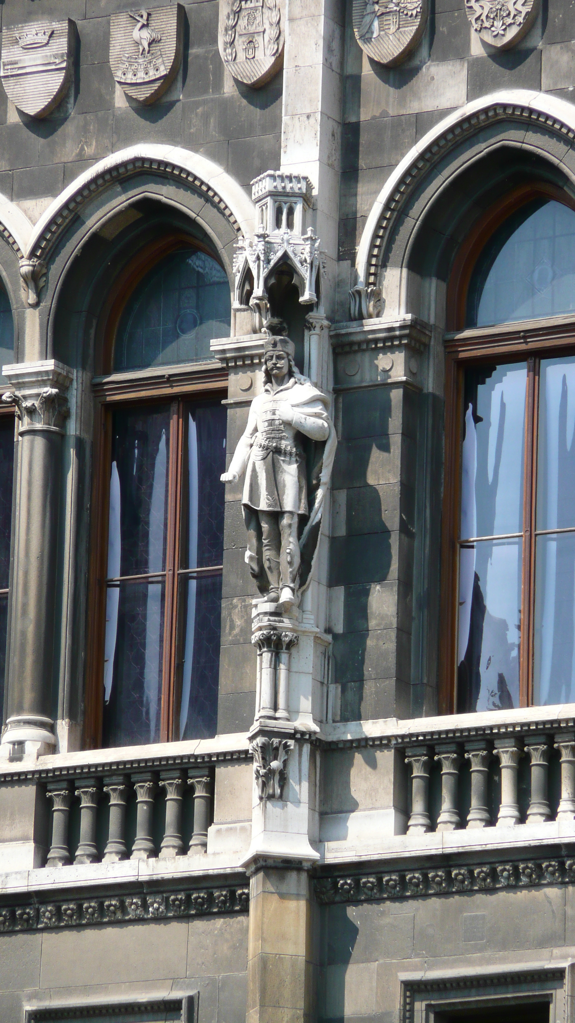 รูปถ่าย ฮังการี(Hungary) บูดาเปสต์(Budapest) อาคารรัฐสภาฮังการี(Budapest Parliament) 2007-06 50