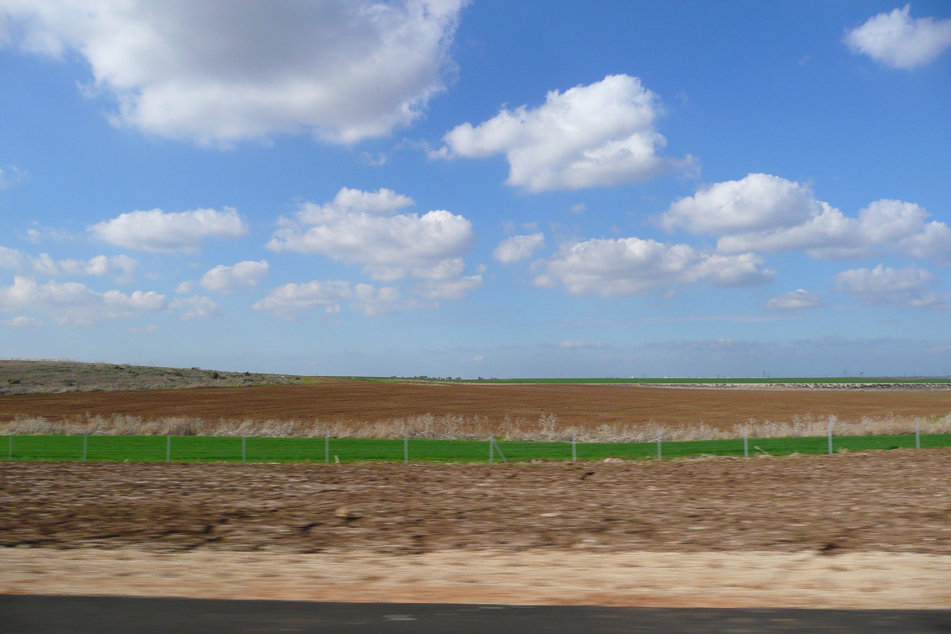 รูปถ่าย อิสราเอล(Israel) ถนนจากเทลอาวีฟไปเบเออร์เชบา(Tel Aviv to Beer Sheva road) 2007-12 22
