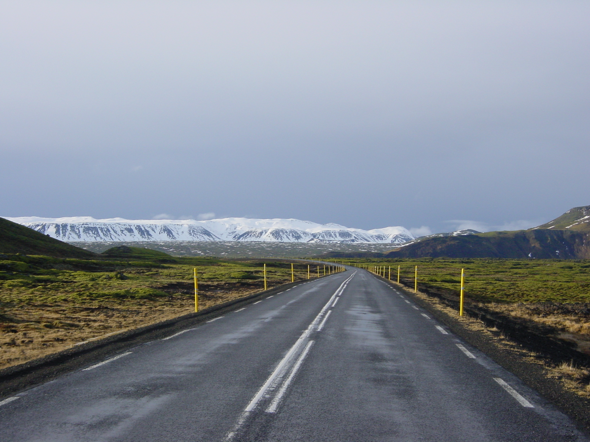 รูปถ่าย ไอซ์แลนด์(Iceland) ถนนหมายเลข 39 ไปเรคยาวิก(Road 39 to Reykjavik) 2003-03 3