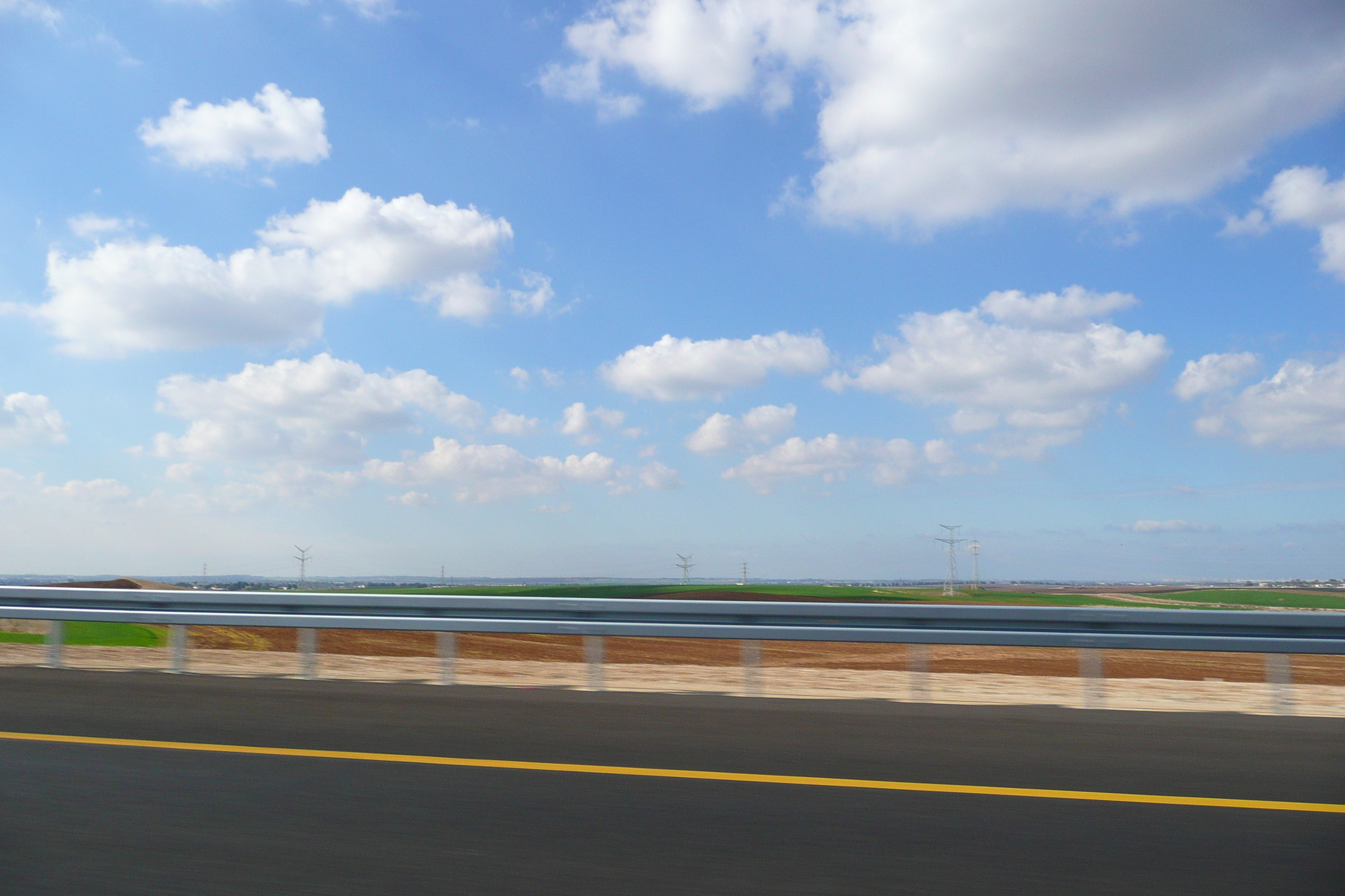 รูปถ่าย อิสราเอล(Israel) ถนนจากเทลอาวีฟไปเบเออร์เชบา(Tel Aviv to Beer Sheva road) 2007-12 21