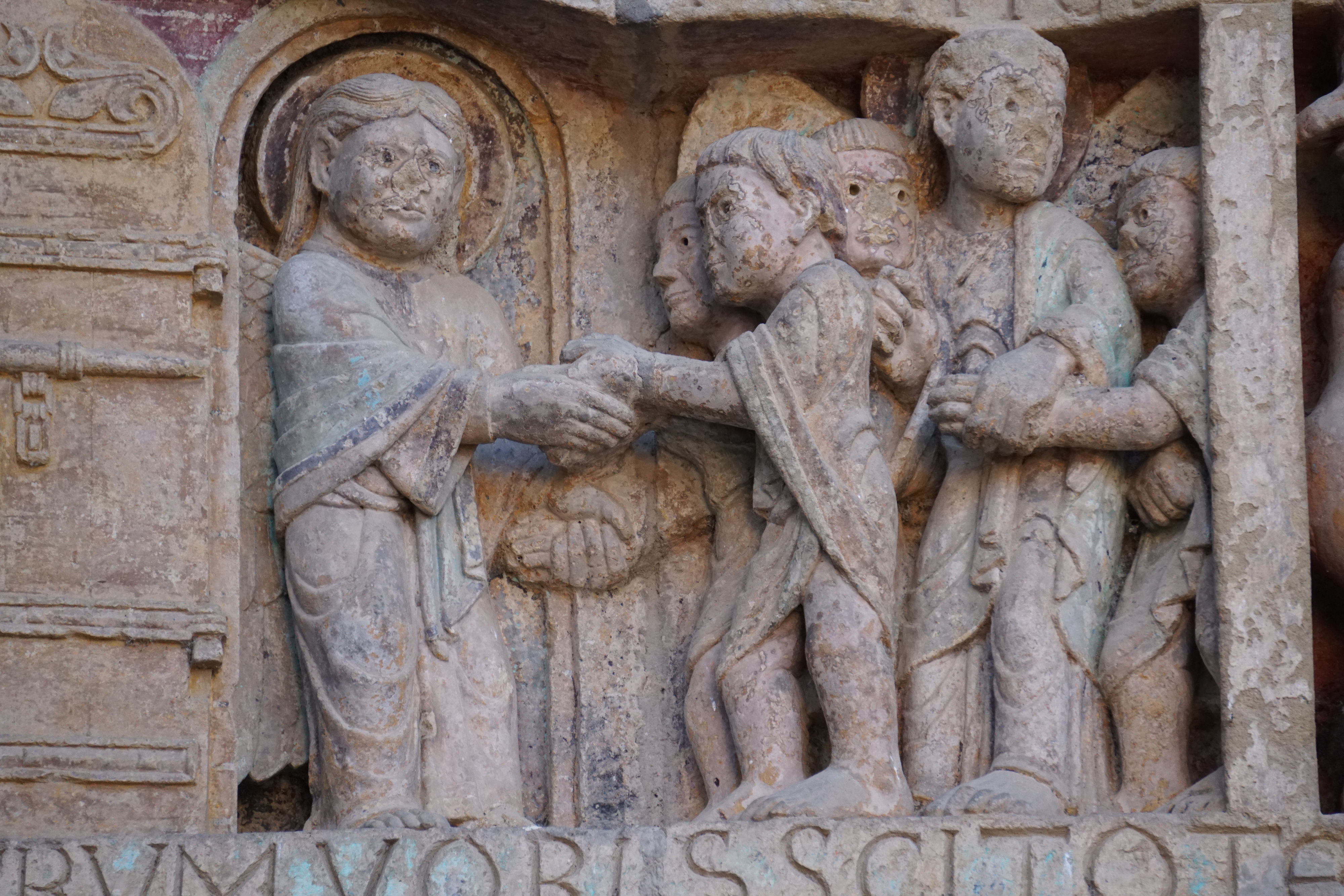 รูปถ่าย ฝรั่งเศส(France) กงก์(Conques) โบสถ์แซ็งต์-ฟัว เดอ กงก์(Abbatiale Sainte-Foy de Conques) 2018-04 100