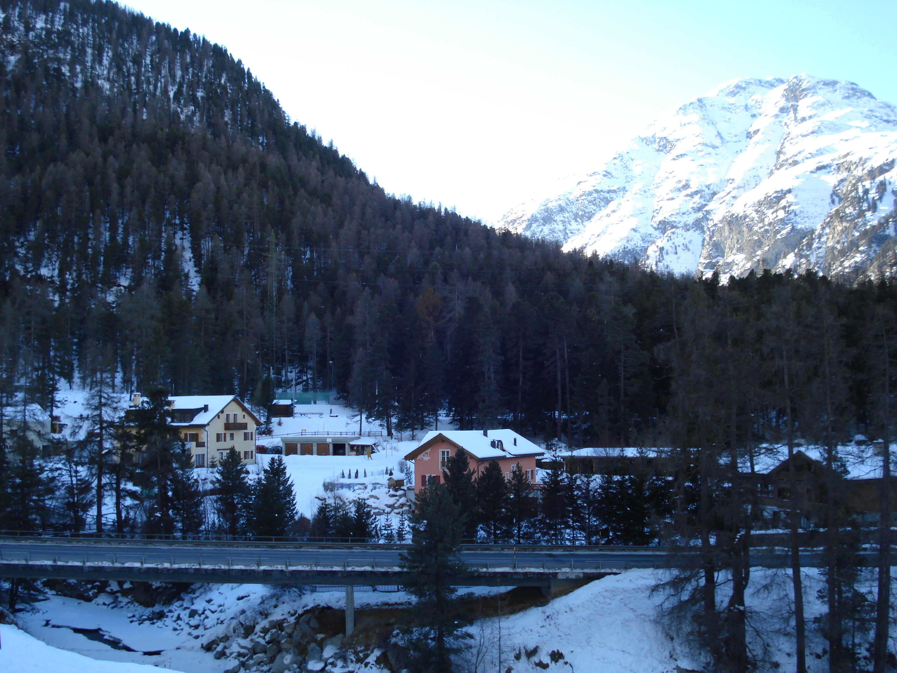 รูปถ่าย สวิสเซอร์แลนด์(Switzerland) ปองเทรซีน่า(Pontresina) 2007-01 167