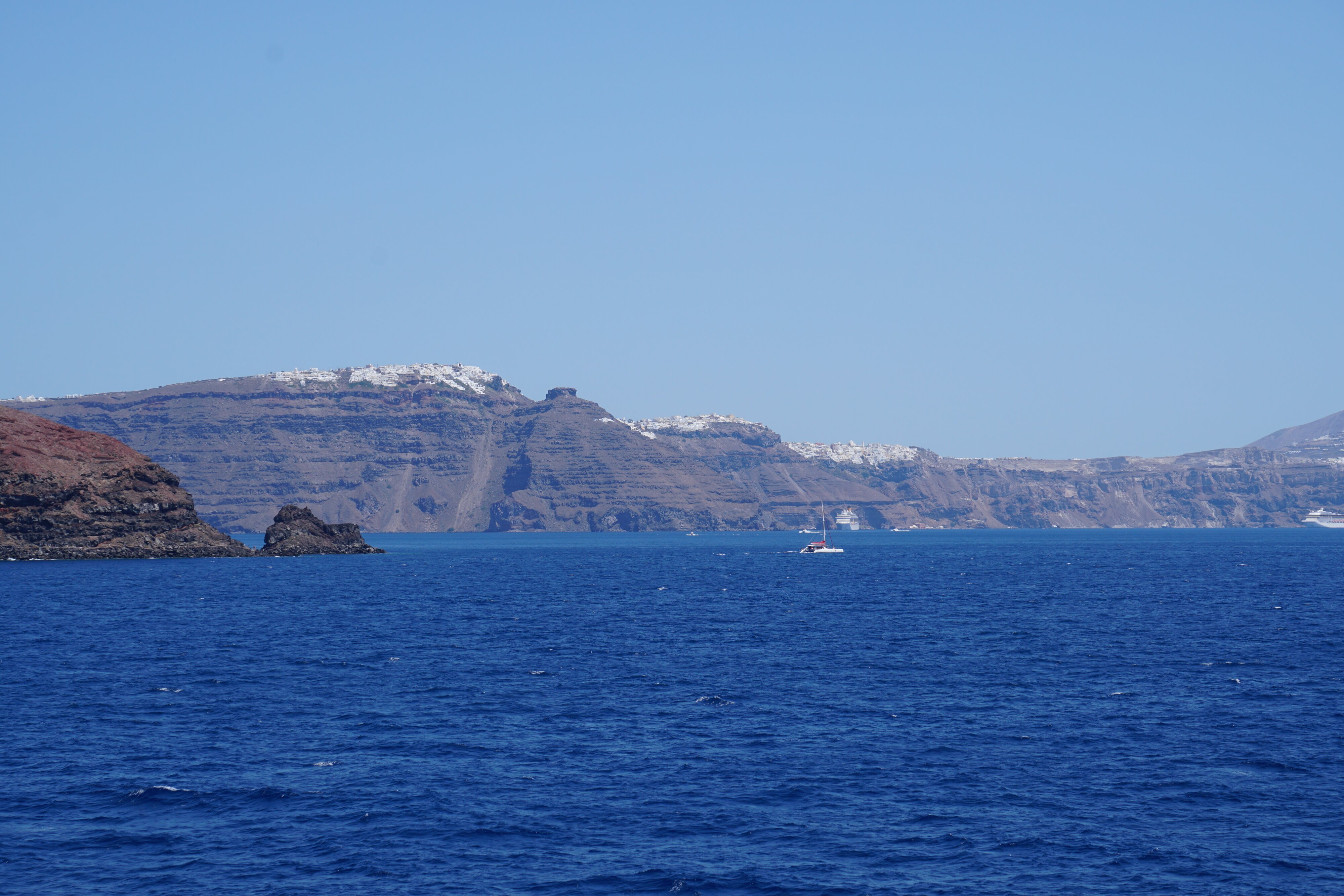 รูปถ่าย กรีก(Greece) ซานโตรินี(Santorini) แอ่งภูเขาไฟซานโตรินี(Santorini caldera) 2016-07 47