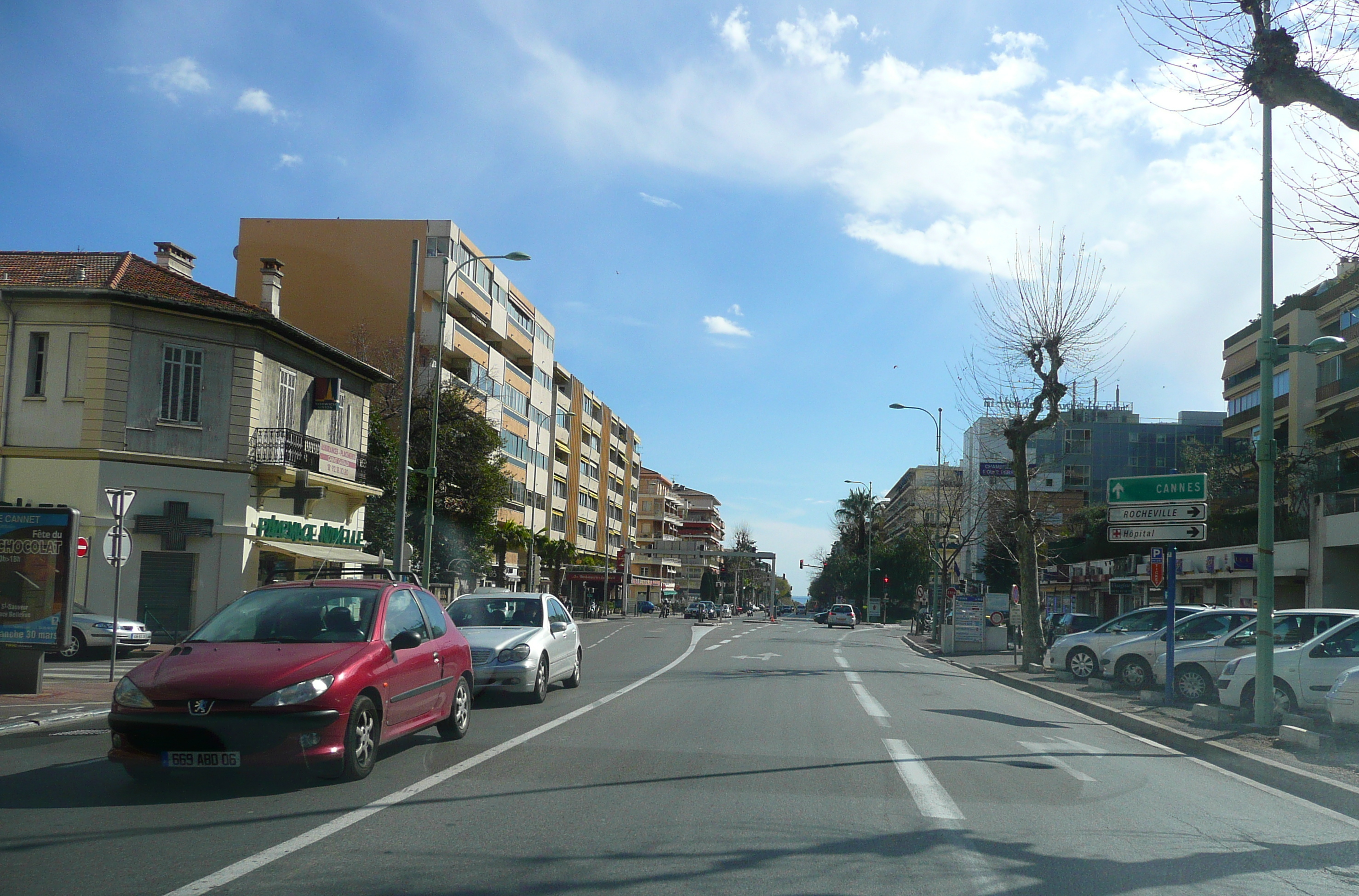 รูปถ่าย ฝรั่งเศส(France) คานส์(Cannes) ถนนการ์โน(Boulevard Carnot) 2008-03 3