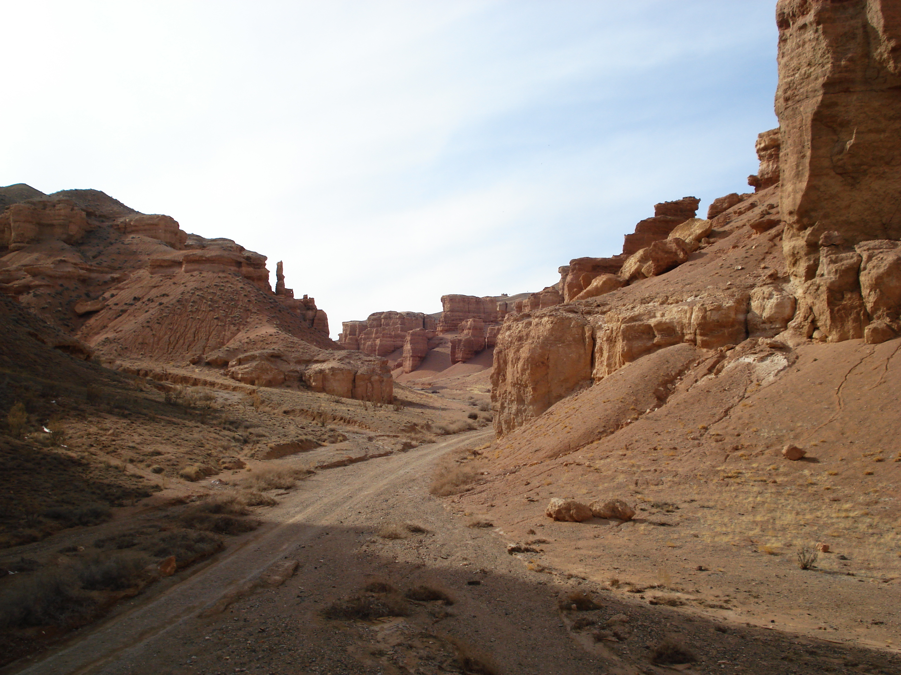 รูปถ่าย คาซัคสถาน(Kazakhstan) หุบผาชารึน(Charyn Canyon) 2007-03 143