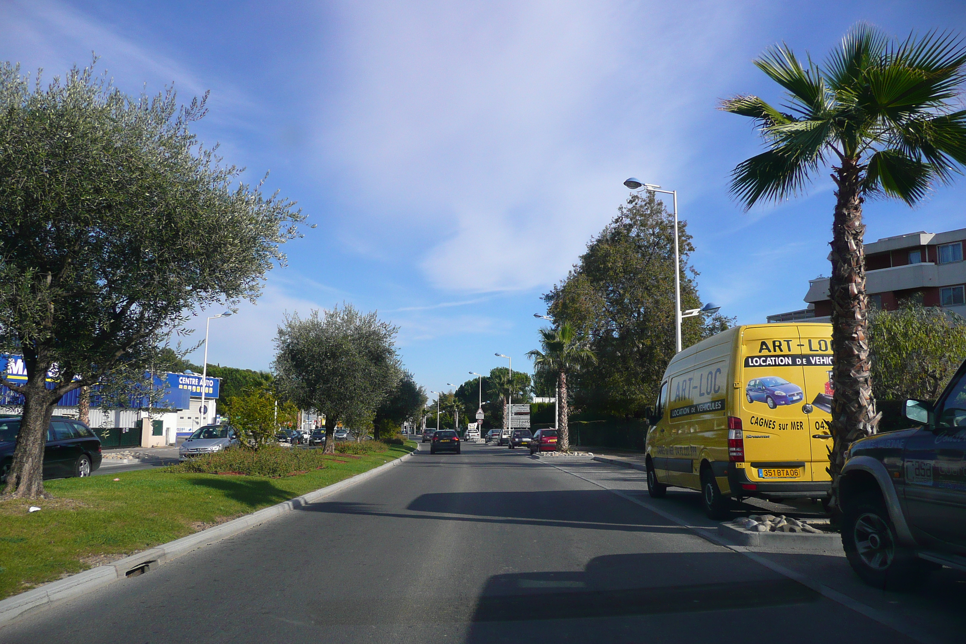 รูปถ่าย ฝรั่งเศส(France) เฟรนช์ริวิเอรา(French Riviera) ถนนจากคาญ-ซูร์-แมร์ไปนีซ(Cagnes sur Mer to Nice road) 2007-10 5