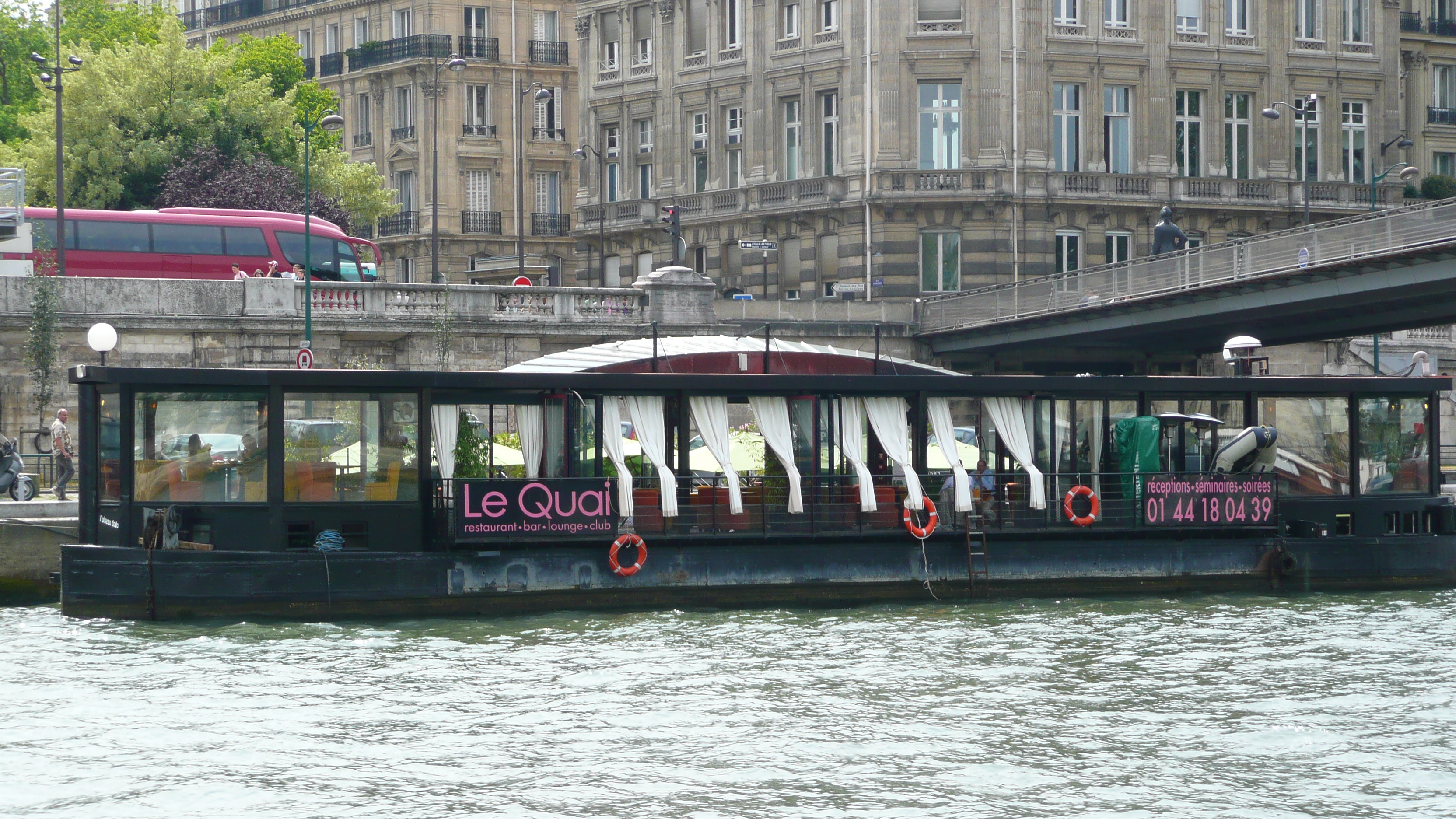 รูปถ่าย ฝรั่งเศส(France) ปารีส(Paris) เรือบรรทุกชมเมือง(Peniches Parisiennes) 2007-06 47