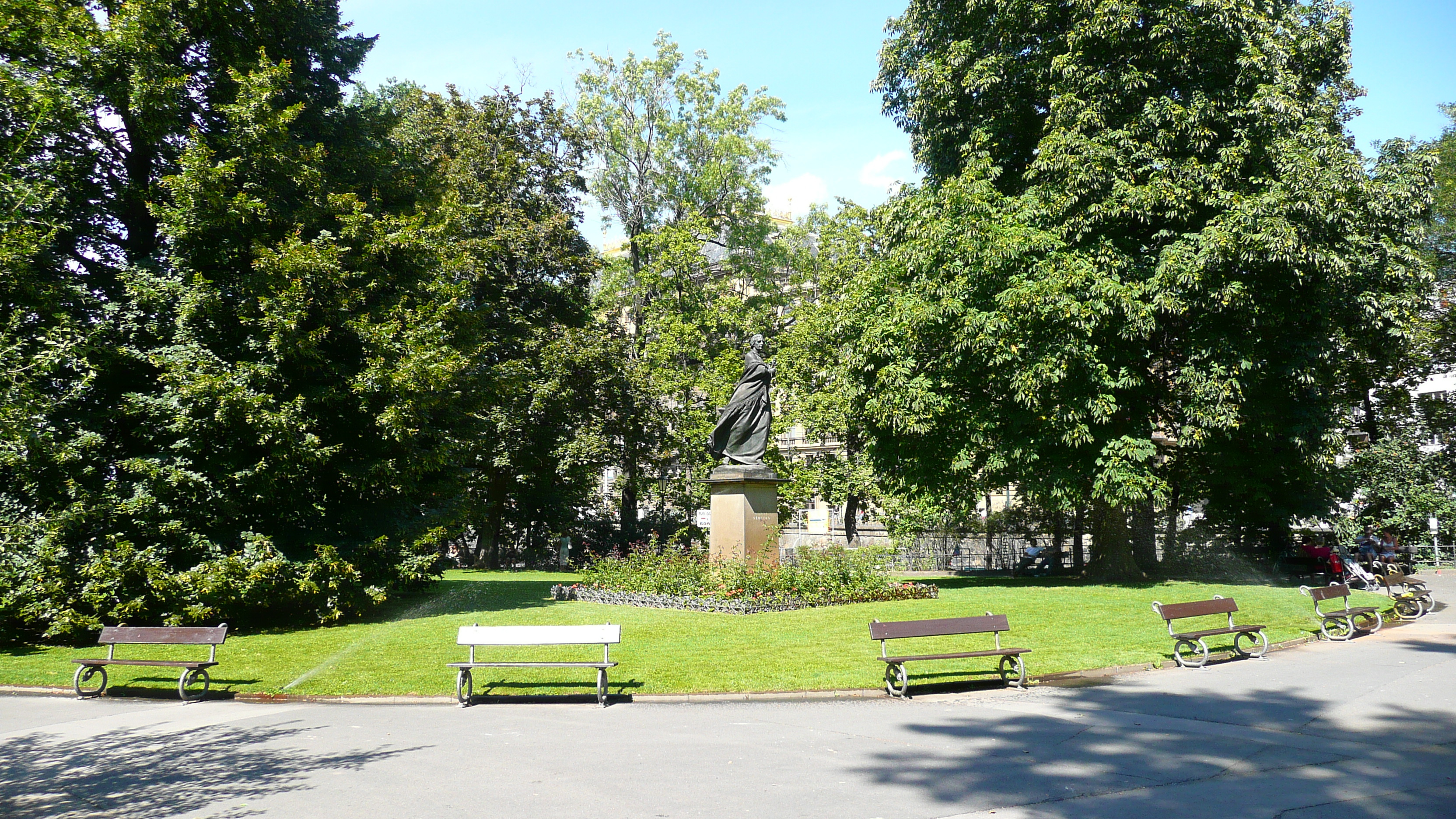 รูปถ่าย สาธารณรัฐเช็ก(Czech Republic) ปราก(Prague) สวนโซฟีน(Zofin Garden) 2007-07 6