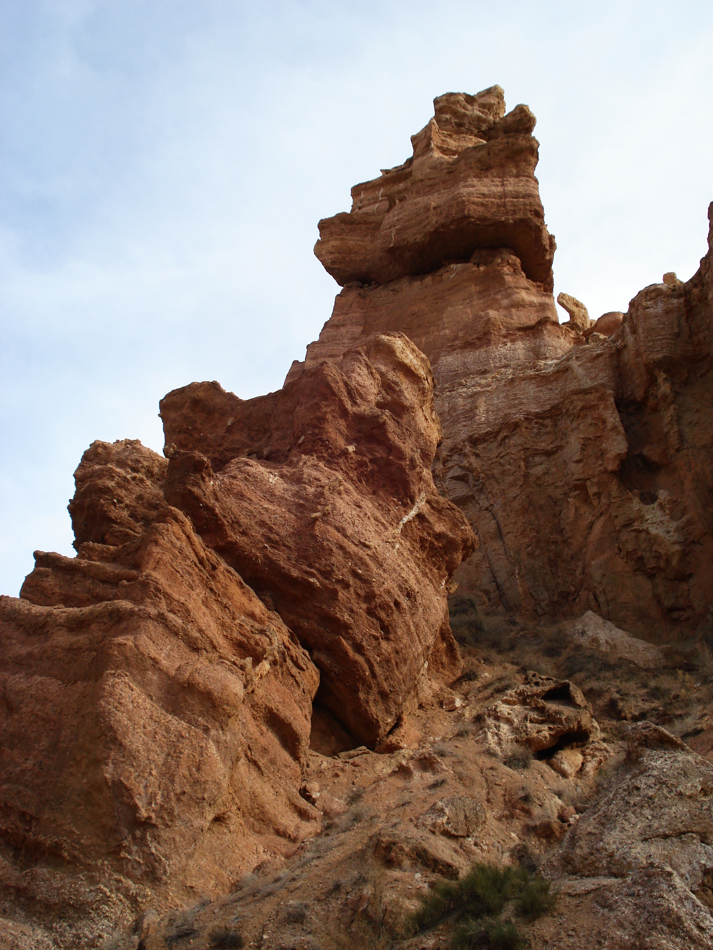 รูปถ่าย คาซัคสถาน(Kazakhstan) หุบผาชารึน(Charyn Canyon) 2007-03 192