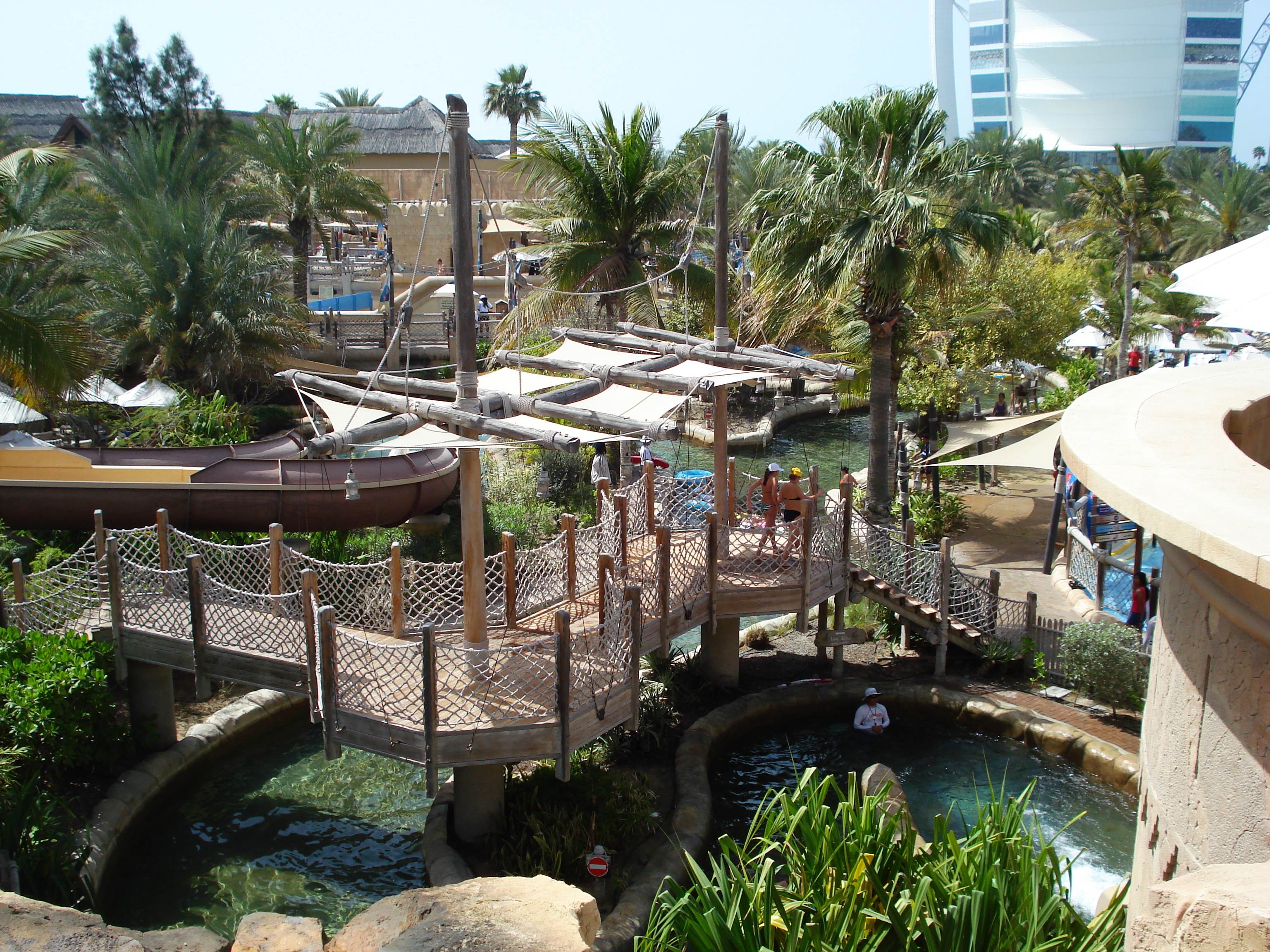 รูปถ่าย สหรัฐอาหรับเอมิเรตส์(United Arab Emirates) ดูไบ(Dubai) สวนน้ำไวลด์วาดี(Wild Wadi) 2007-03 149