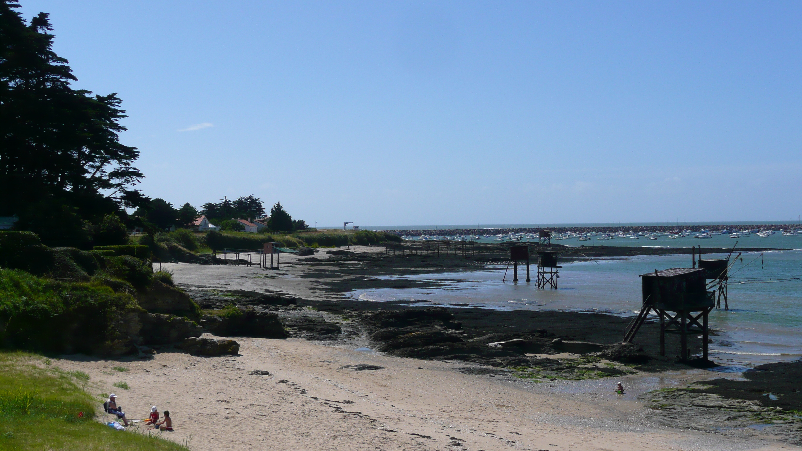 รูปถ่าย ฝรั่งเศส(France) ลาแปลน-ซูร์-แมร์(La Plaine sur mer) ท่าเรือชีโร(Port Giraud) 2007-07 0