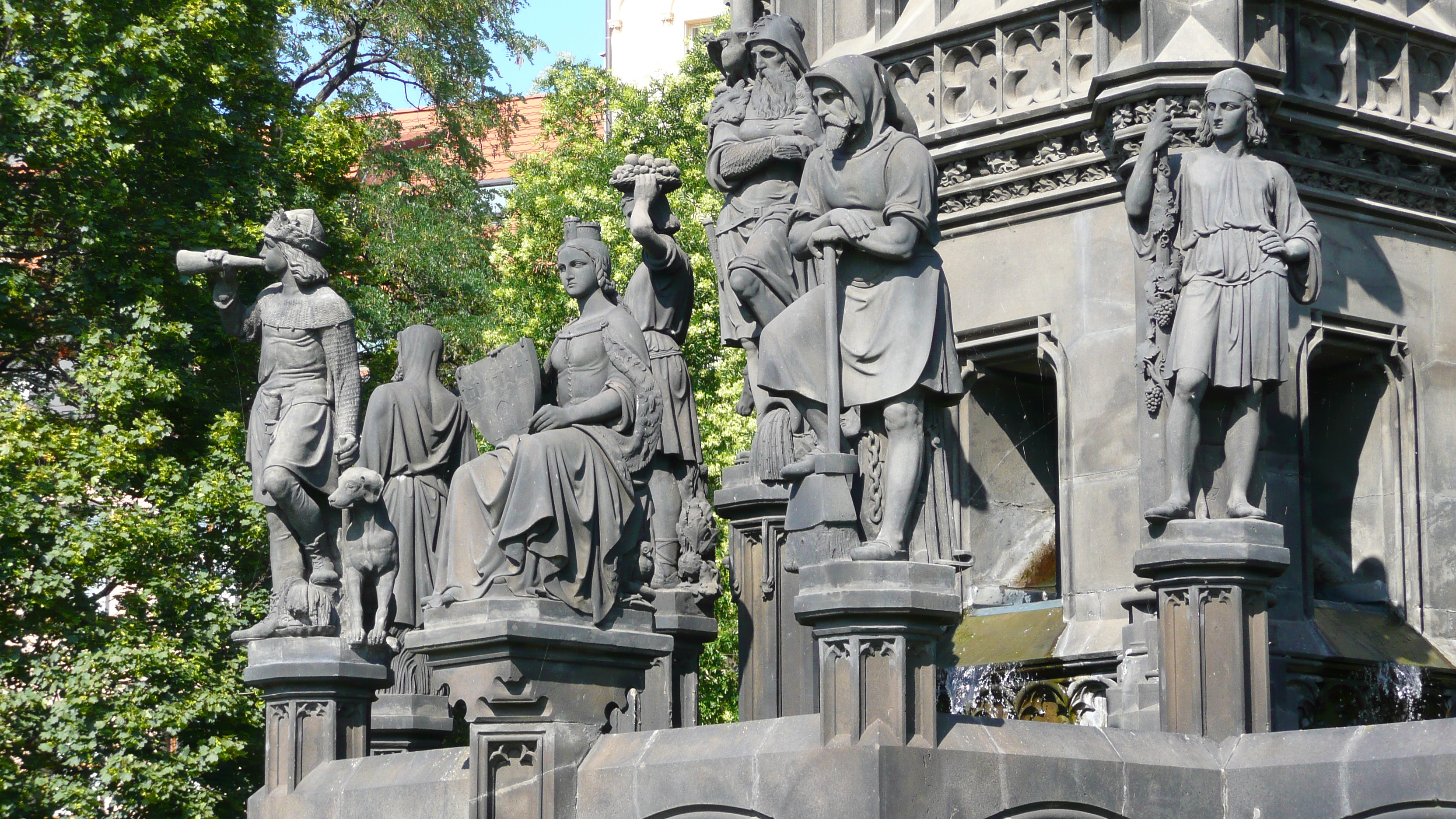 รูปถ่าย สาธารณรัฐเช็ก(Czech Republic) ปราก(Prague) ริมฝั่งสเมตานา(Smetanovo nabr) 2007-07 7