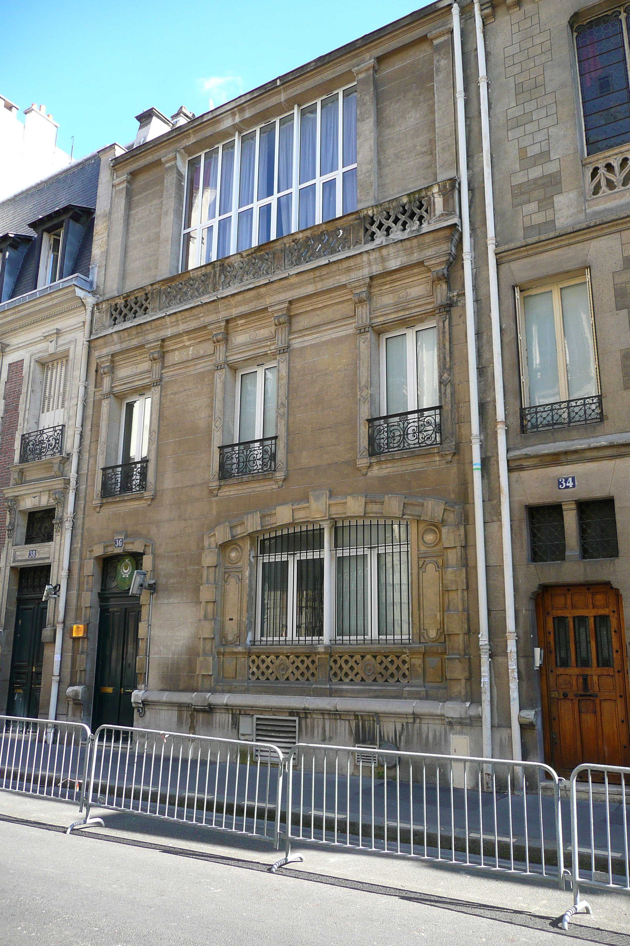 รูปถ่าย ฝรั่งเศส(France) ปารีส(Paris) คุ้มที่ 17 (17th Arrondissement) ถนนฟอร์ตูนี(Rue Fortuny) 2007-09 10