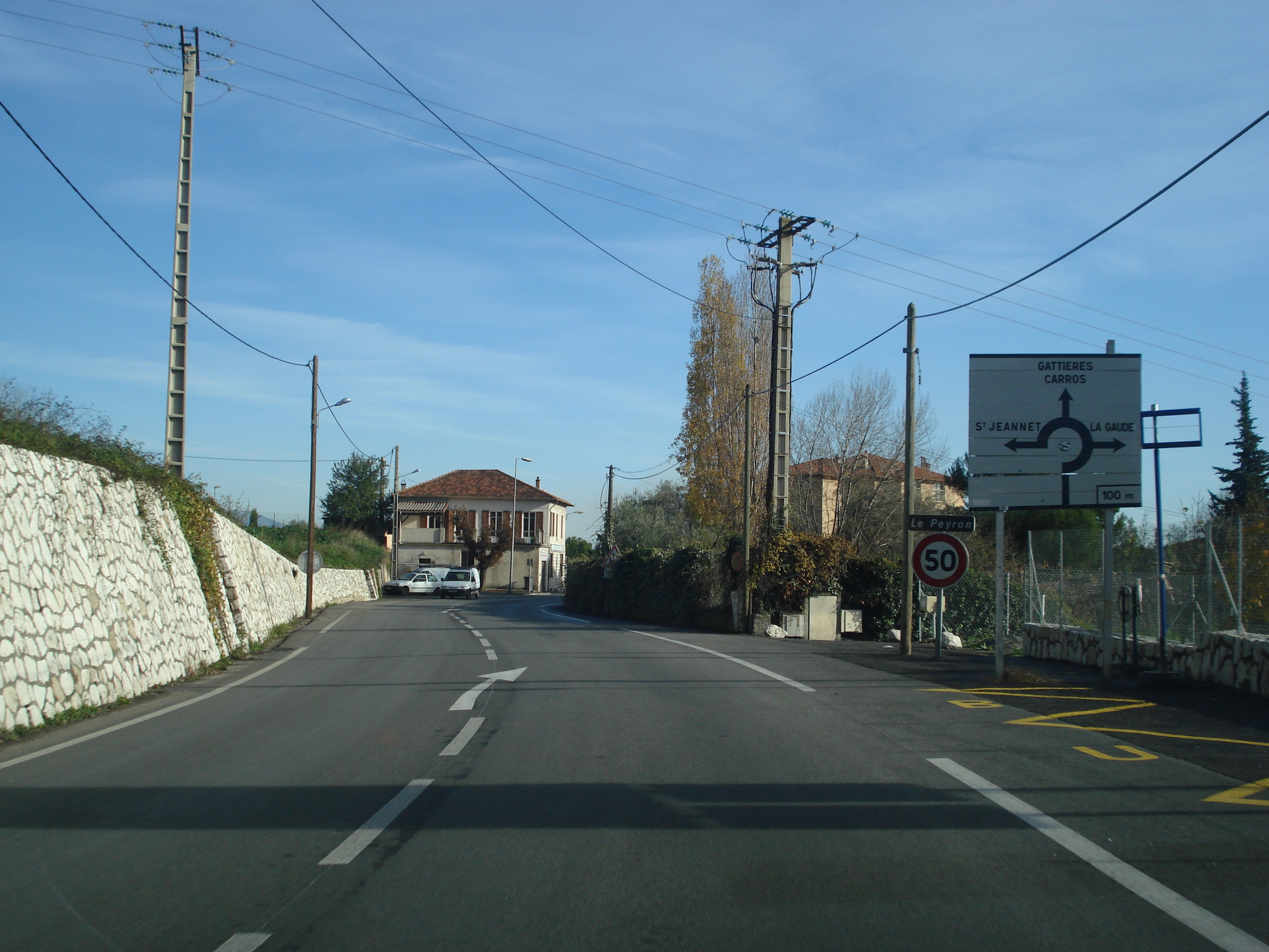 รูปถ่าย ฝรั่งเศส(France) เฟรนช์ริวิเอรา(French Riviera) ถนนจากวองซ์ไปแซ็ง-ฌาเน(Vence to St. Jeannet Road) 2006-12 38