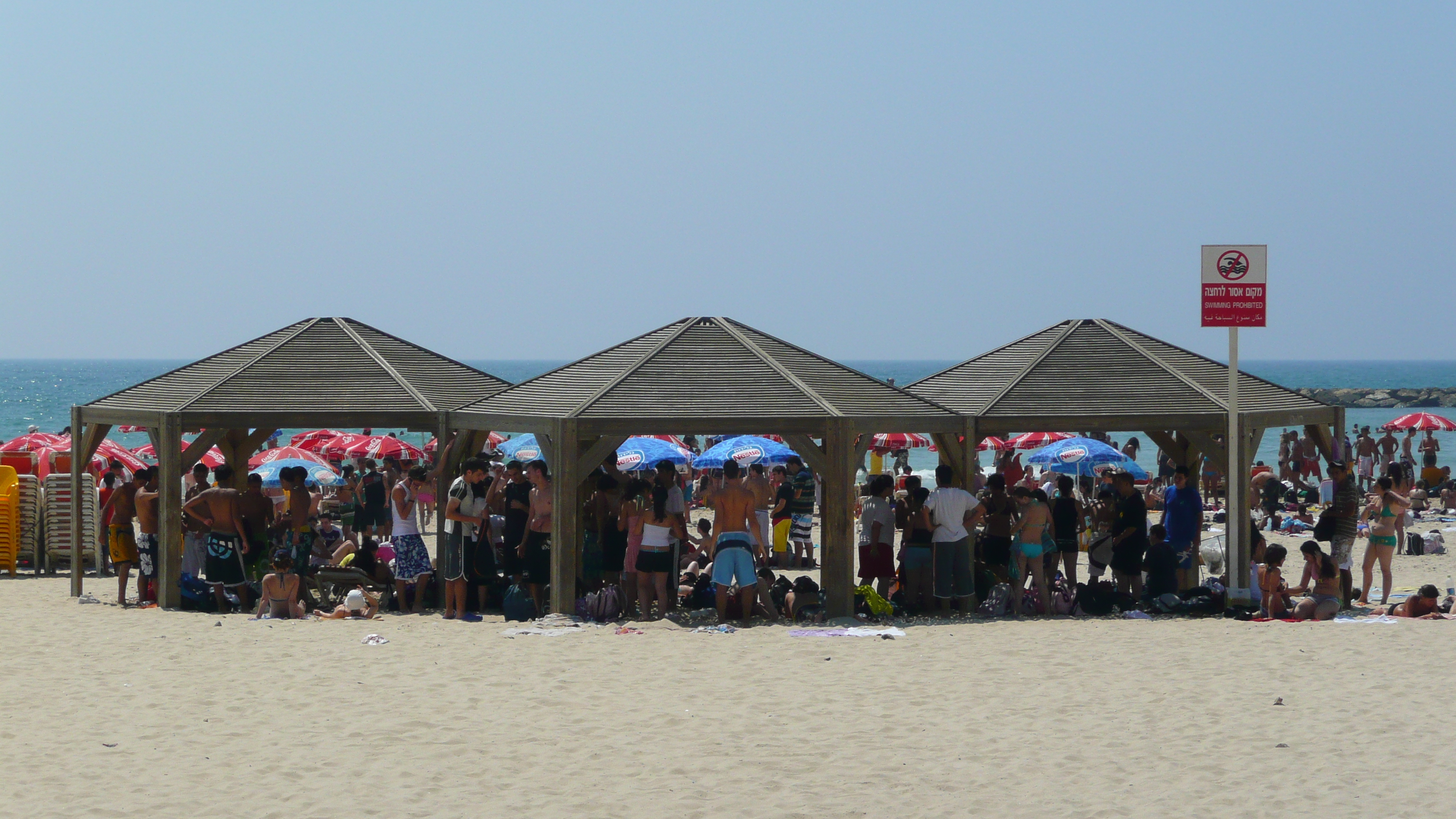 รูปถ่าย อิสราเอล(Israel) เทลอาวีฟ(Tel Aviv) หาดเทลอาวีฟ(Tel Aviv Beach) 2007-06 11