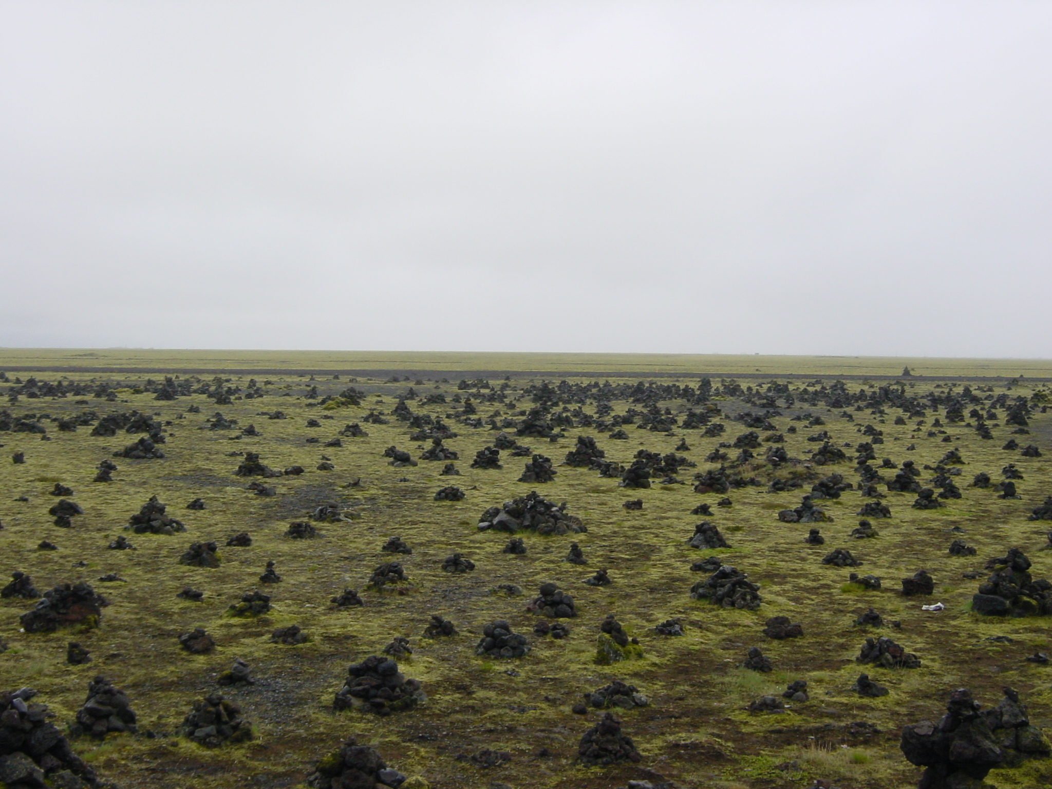 รูปถ่าย ไอซ์แลนด์(Iceland) ถนนหมายเลข 1 จากวีกไปสกาฟตาเฟลล์(Road 1 Vik to Skaftafell) 2003-06 11