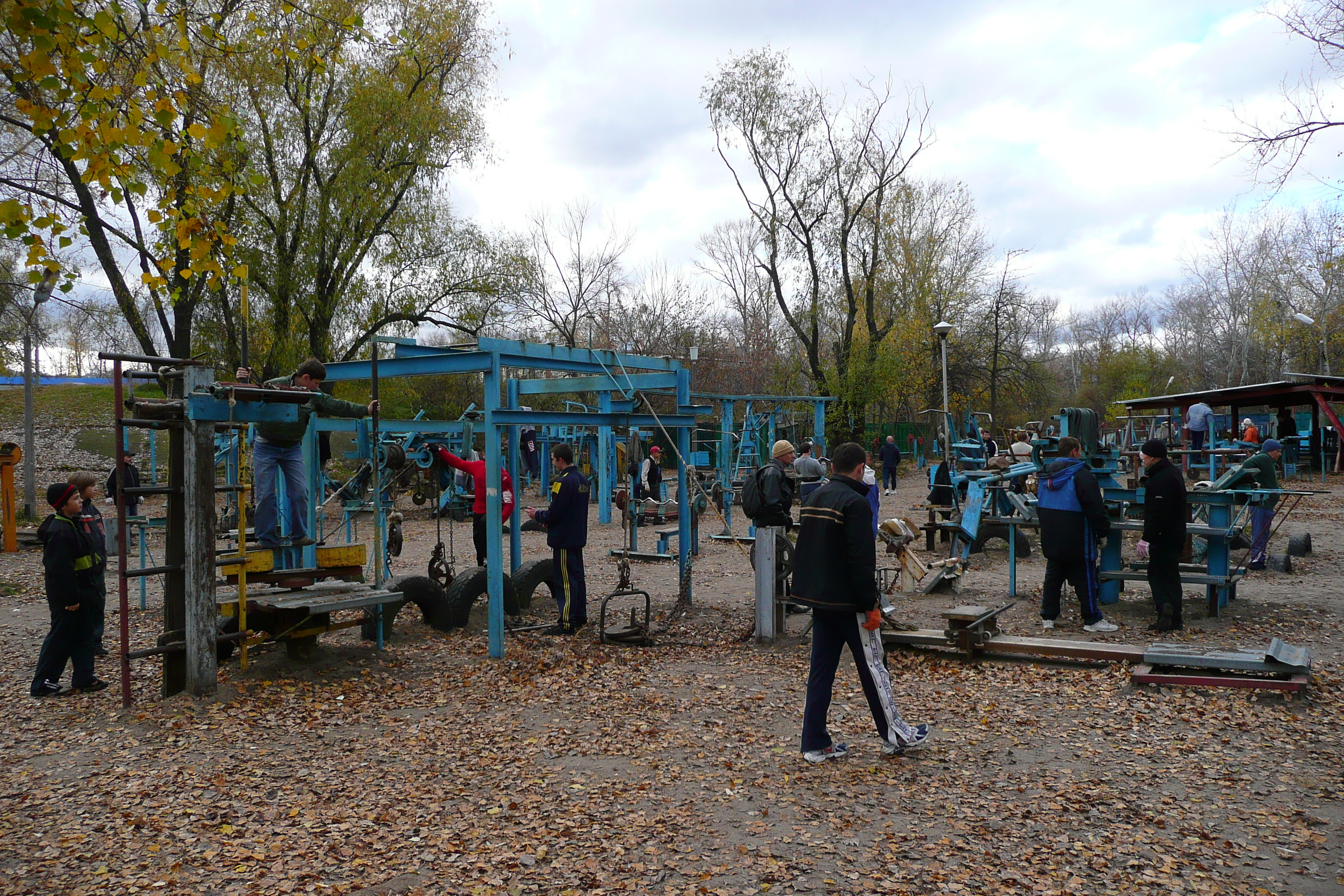 รูปถ่าย ยูเครน(Ukraine) เคียฟ(Kiev) "ฮีโดรปาร์ค(Hydropark) 2007-11 8
