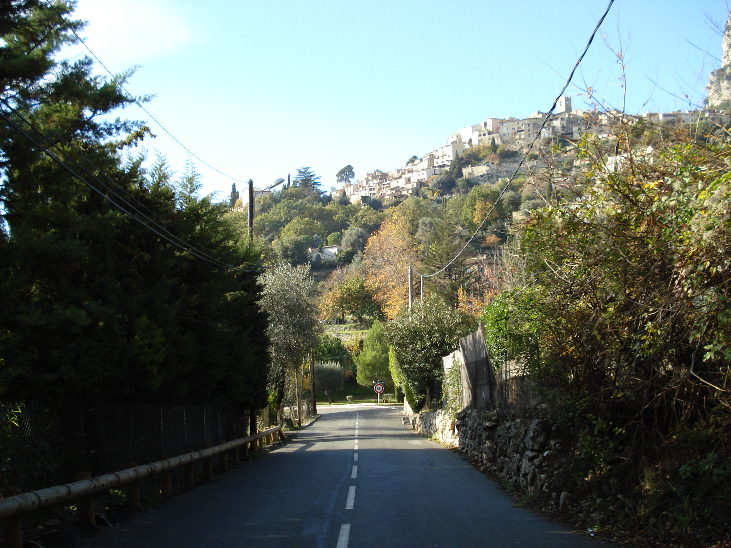 รูปถ่าย ฝรั่งเศส(France) เฟรนช์ริวิเอรา(French Riviera) ถนนจากวองซ์ไปแซ็ง-ฌาเน(Vence to St. Jeannet Road) 2006-12 48