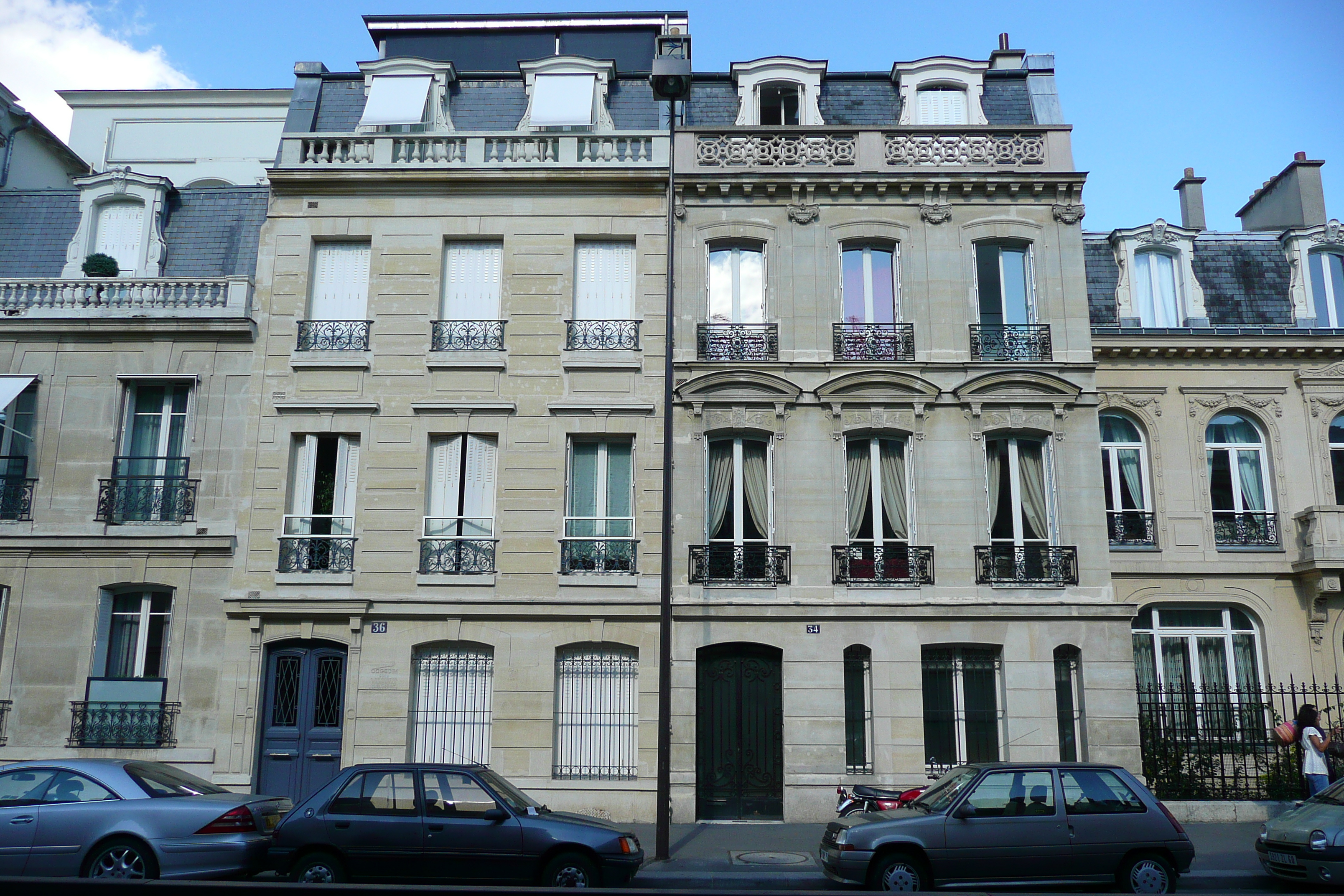 รูปถ่าย ฝรั่งเศส(France) ปารีส(Paris) คุ้มที่ 17 (17th Arrondissement) ถนนโพรนี(Rue de Prony) 2007-09 0