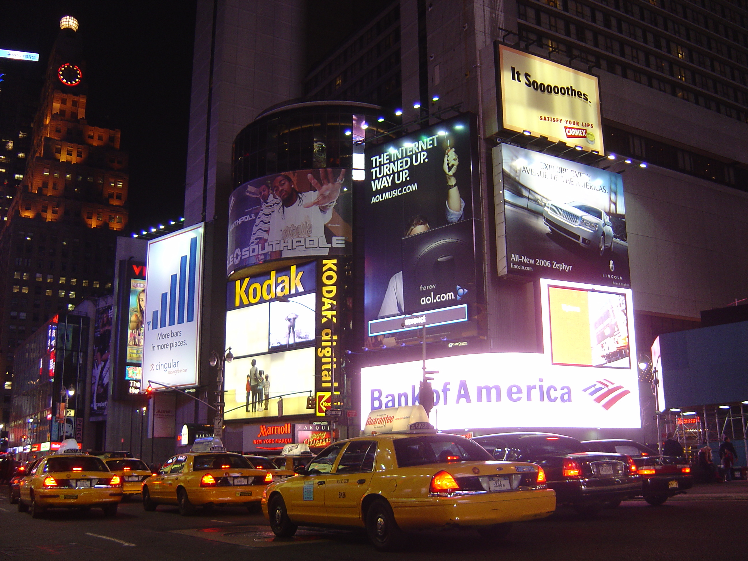 รูปถ่าย สหรัฐอเมริกา(United States) นิวยอร์ก(New York) ไทม์สแควร์(Times Square) 2006-03 64