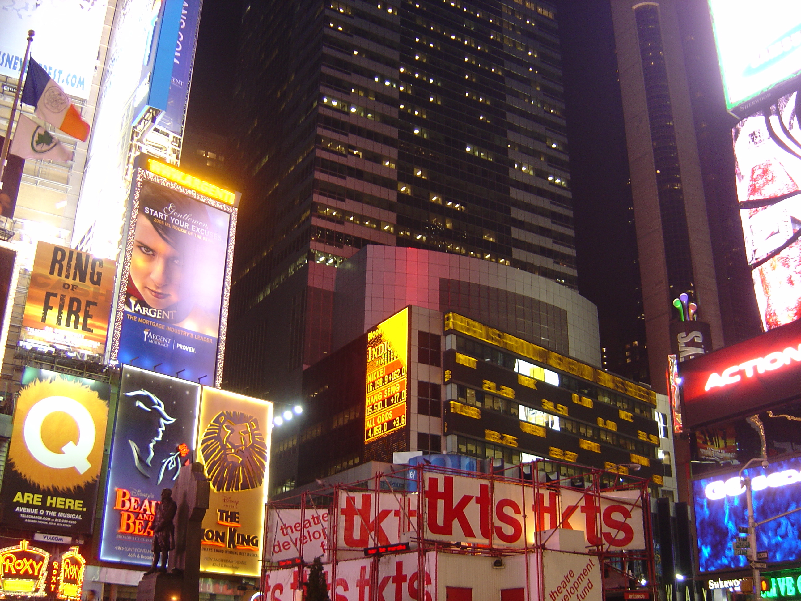 รูปถ่าย สหรัฐอเมริกา(United States) นิวยอร์ก(New York) ไทม์สแควร์(Times Square) 2006-03 65