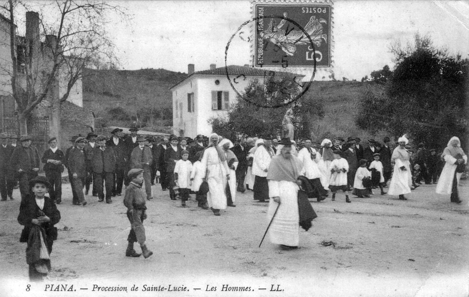 รูปถ่าย ฝรั่งเศส(France) คอร์สิคา(Corsica) โปสการ์ดเก่า(Old Postcards) 1900-01 38