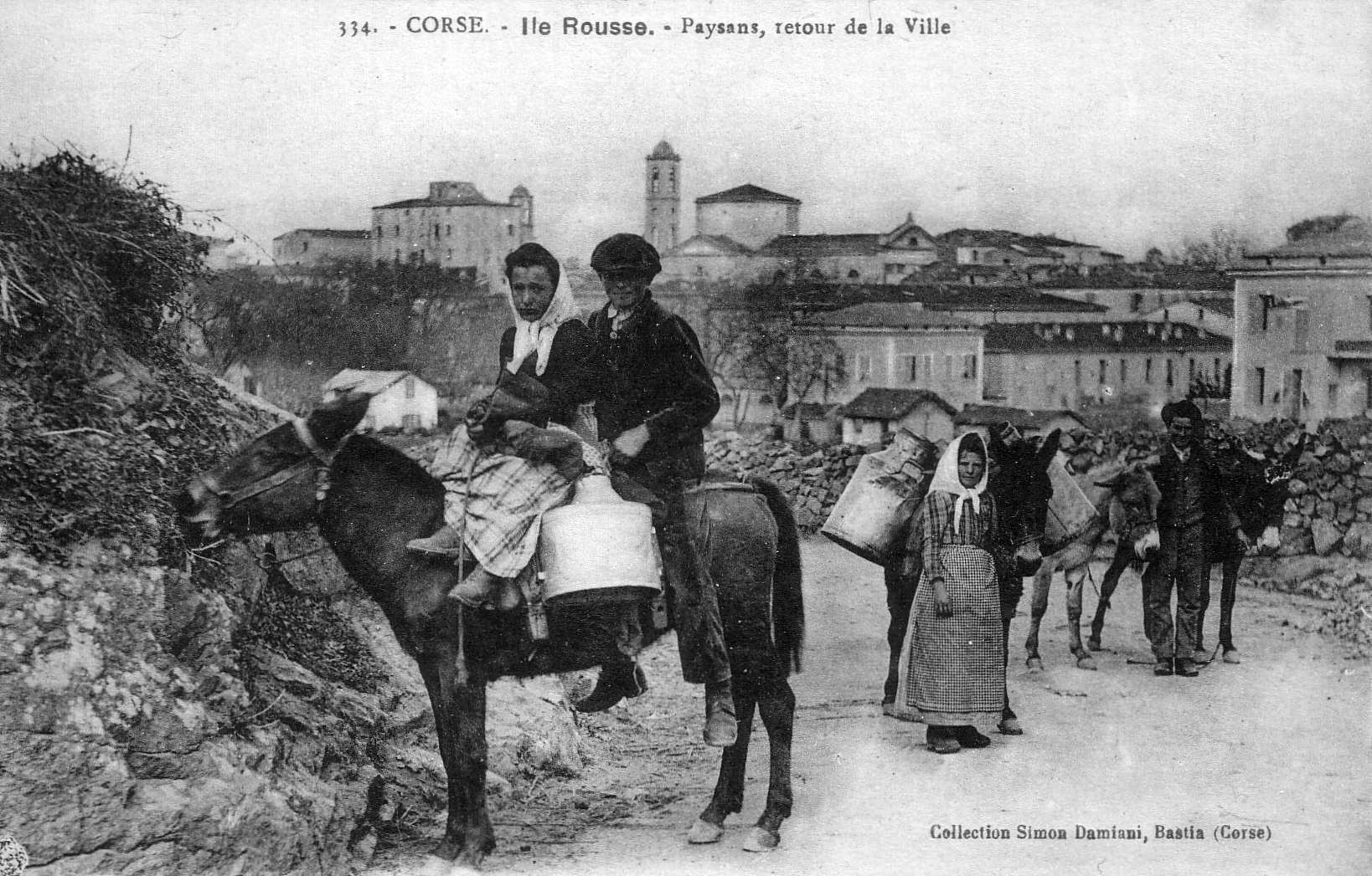 รูปถ่าย ฝรั่งเศส(France) คอร์สิคา(Corsica) โปสการ์ดเก่า(Old Postcards) 1900-01 22