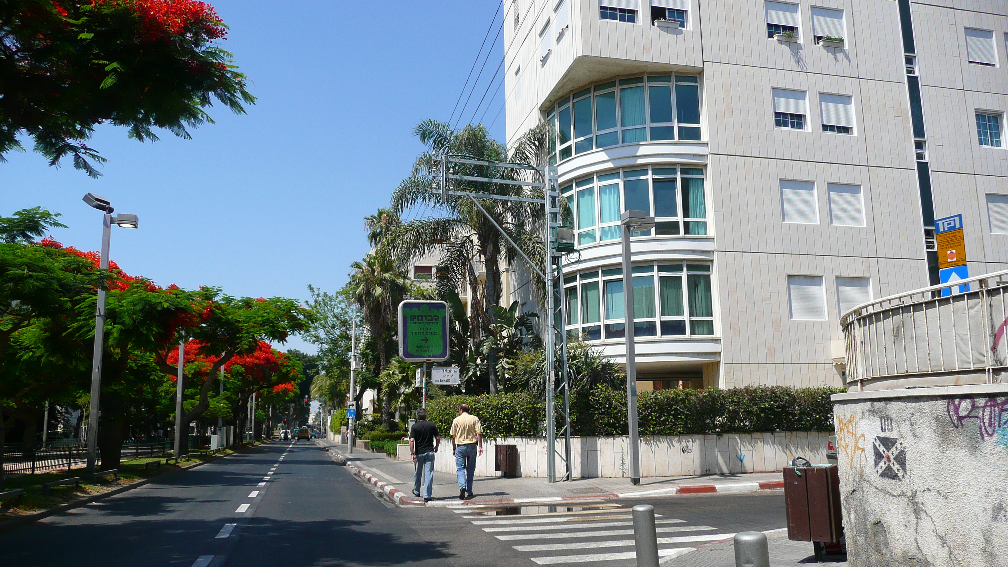 รูปถ่าย อิสราเอล(Israel) เทลอาวีฟ(Tel Aviv) ถนนรอธส์ไชลด์(Rothschild Street) 2007-06 20
