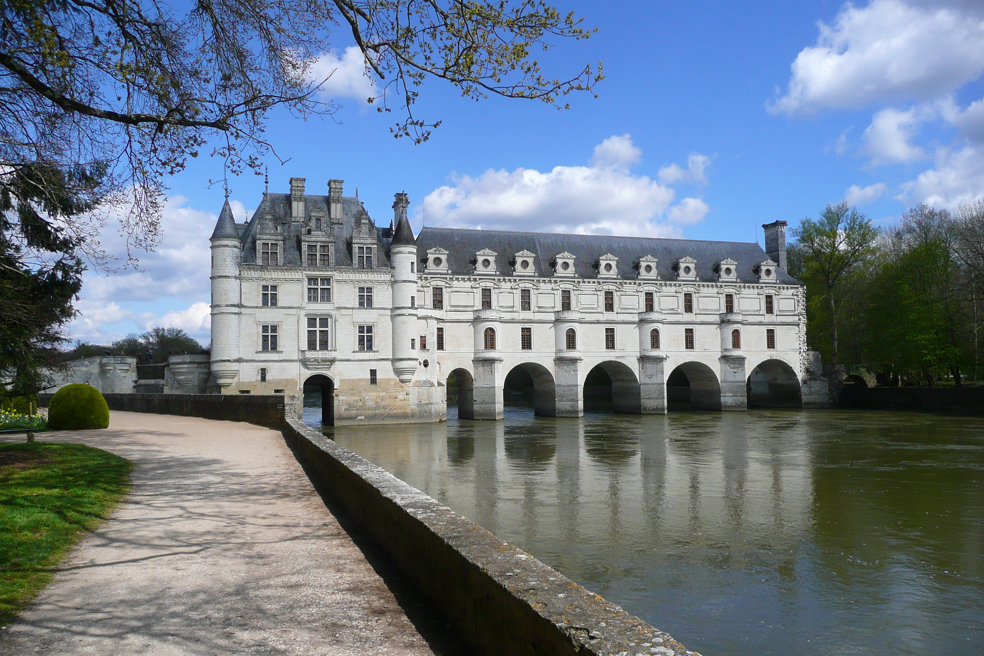 รูปถ่าย ฝรั่งเศส(France) ปราสาทเชอนงโซ(Chenonceau Castle) 2008-04 80