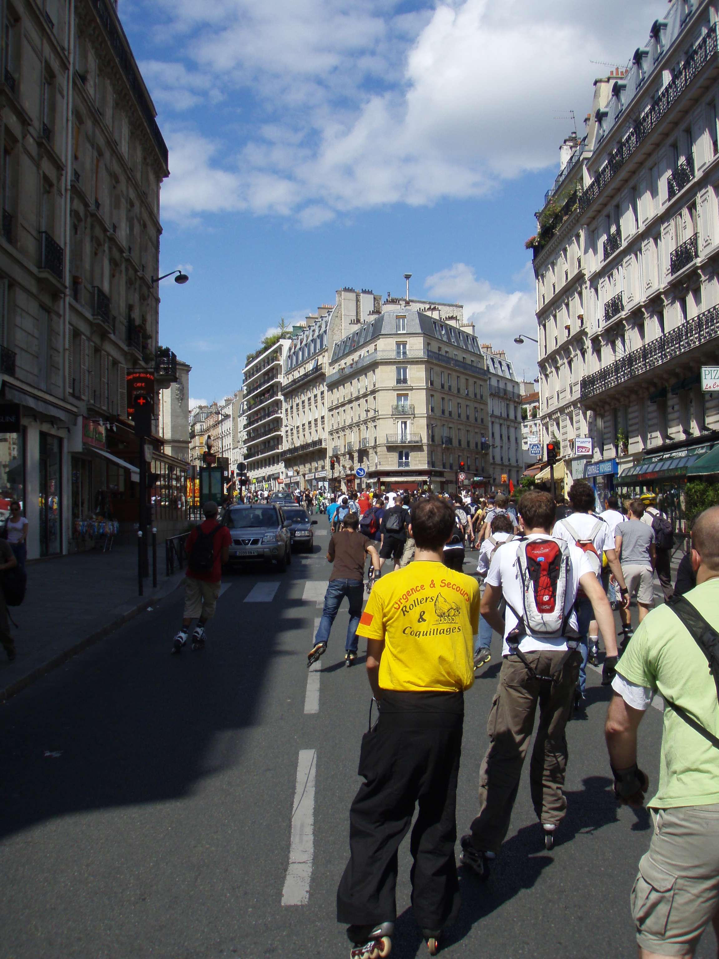 รูปถ่าย ฝรั่งเศส(France) ปารีส(Paris) เล่นสเก็ตในปารีส(Randonnee Roller et Coquillages) 2007-07 36