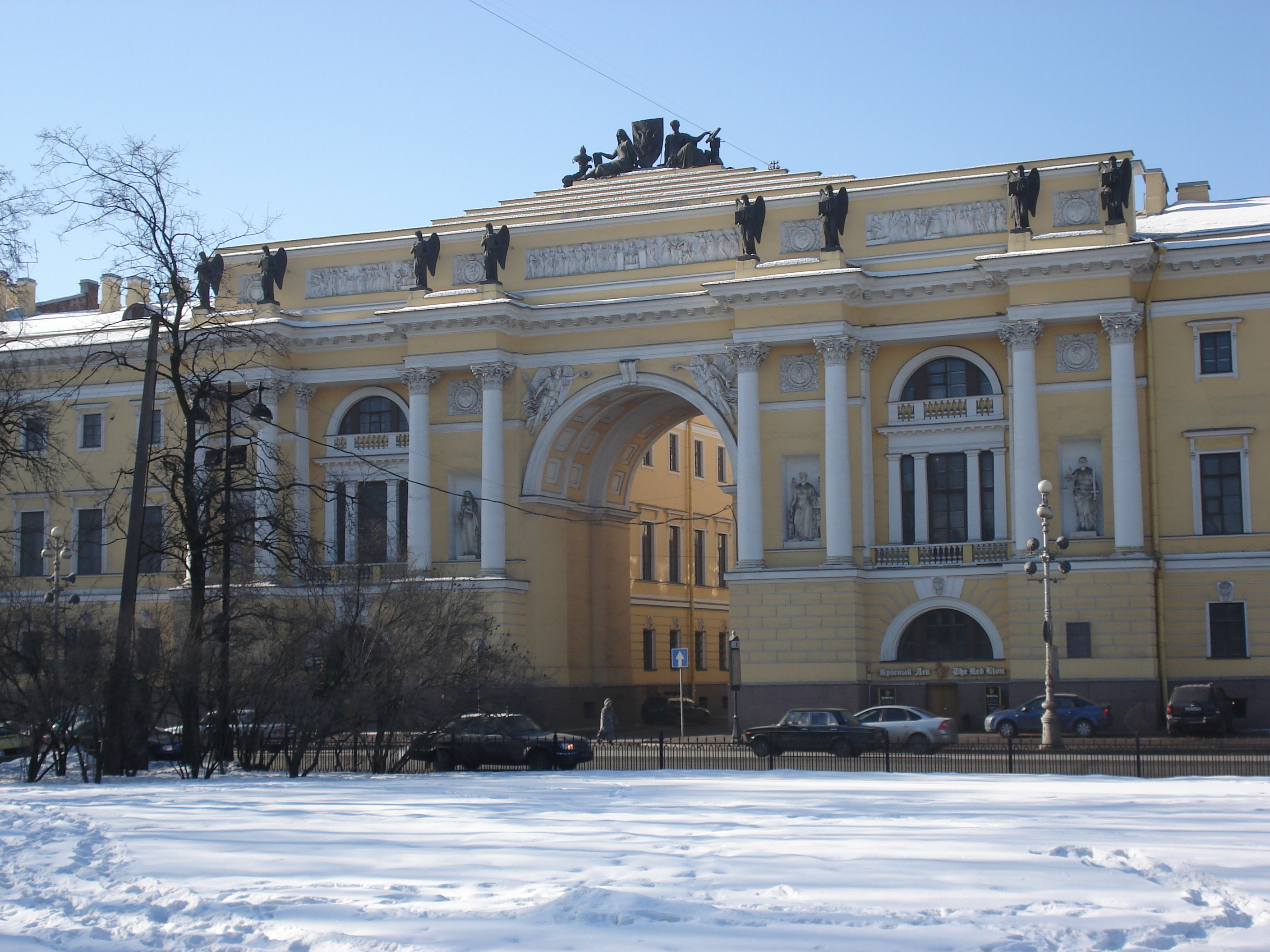 รูปถ่าย รัสเซีย(Russia) เซนต์ปีเตอร์สเบิร์ก(St Petersburg) สวนอเล็กซานเดอร์(Alexandrovsky Garden) 2006-03 13