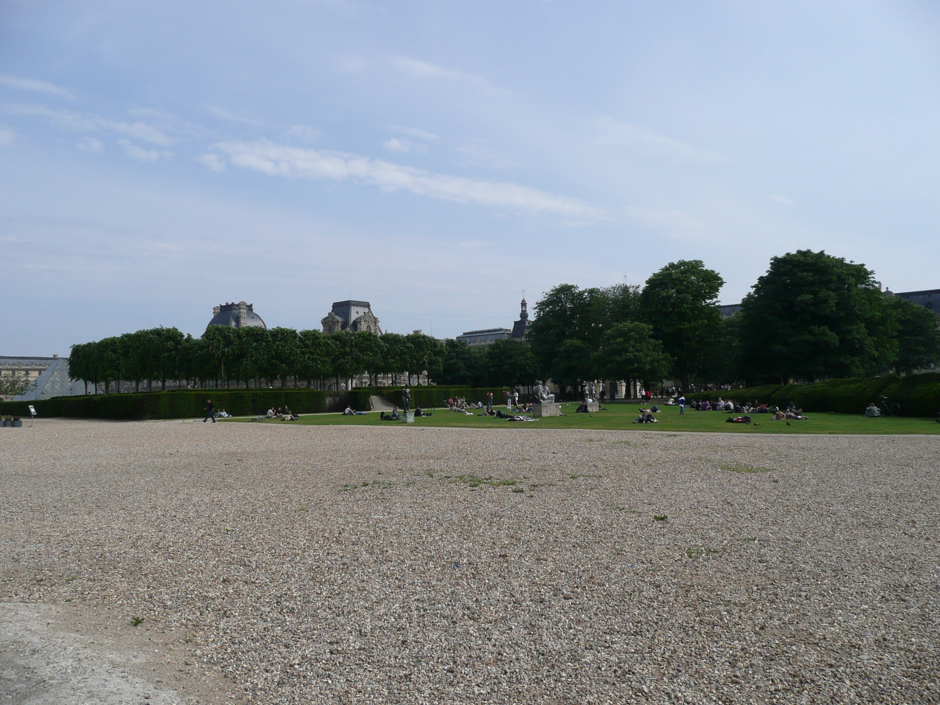 รูปถ่าย ฝรั่งเศส(France) ปารีส(Paris) สวนการูแซลแห่งลูฟวร์(Louvre Carrousel Garden) 2007-05 22