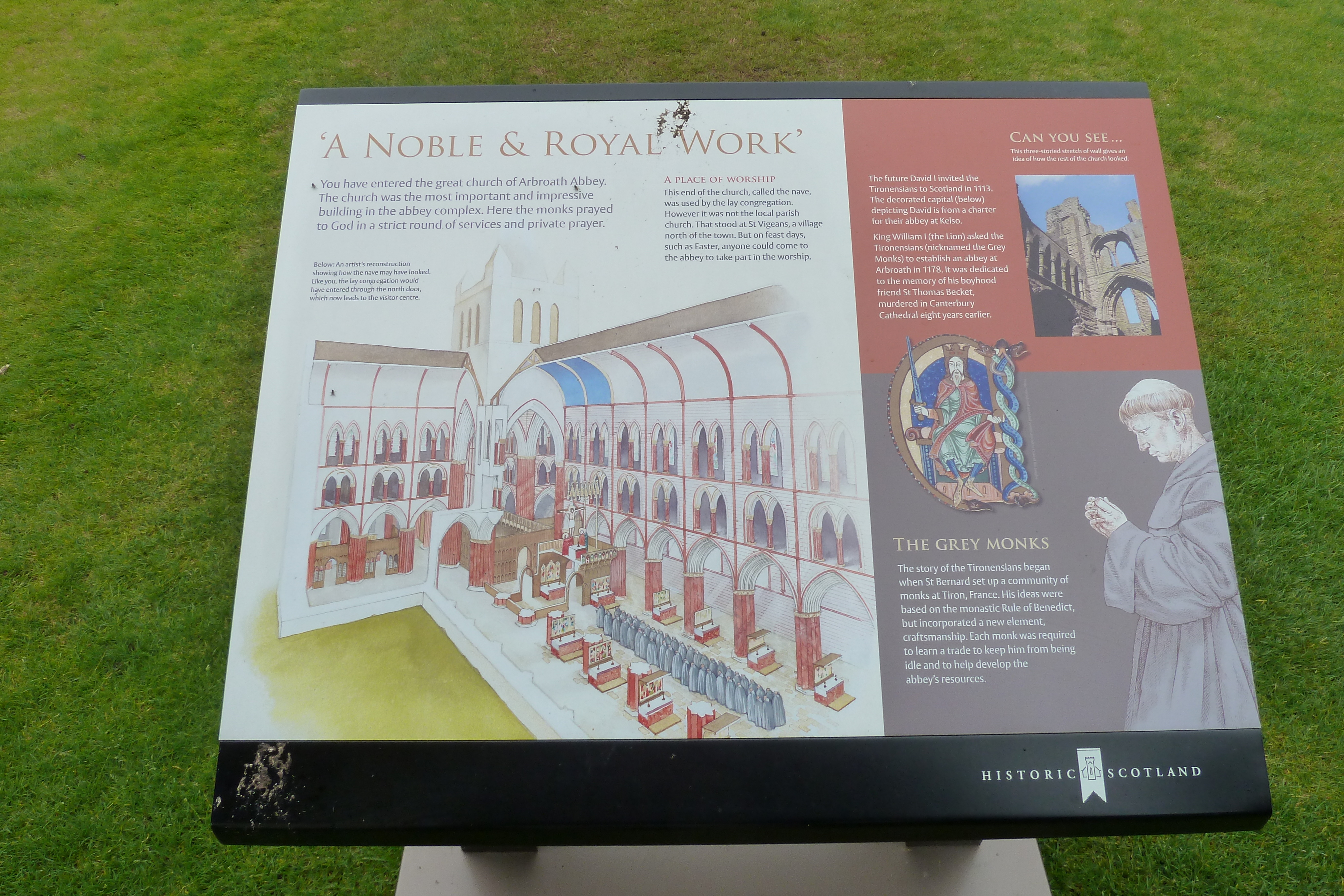 รูปถ่าย อังกฤษ(United Kingdom) สกอตแลนด์(Scotland) แอบบีอาร์โบรท(Arbroath Abbey) 2011-07 32