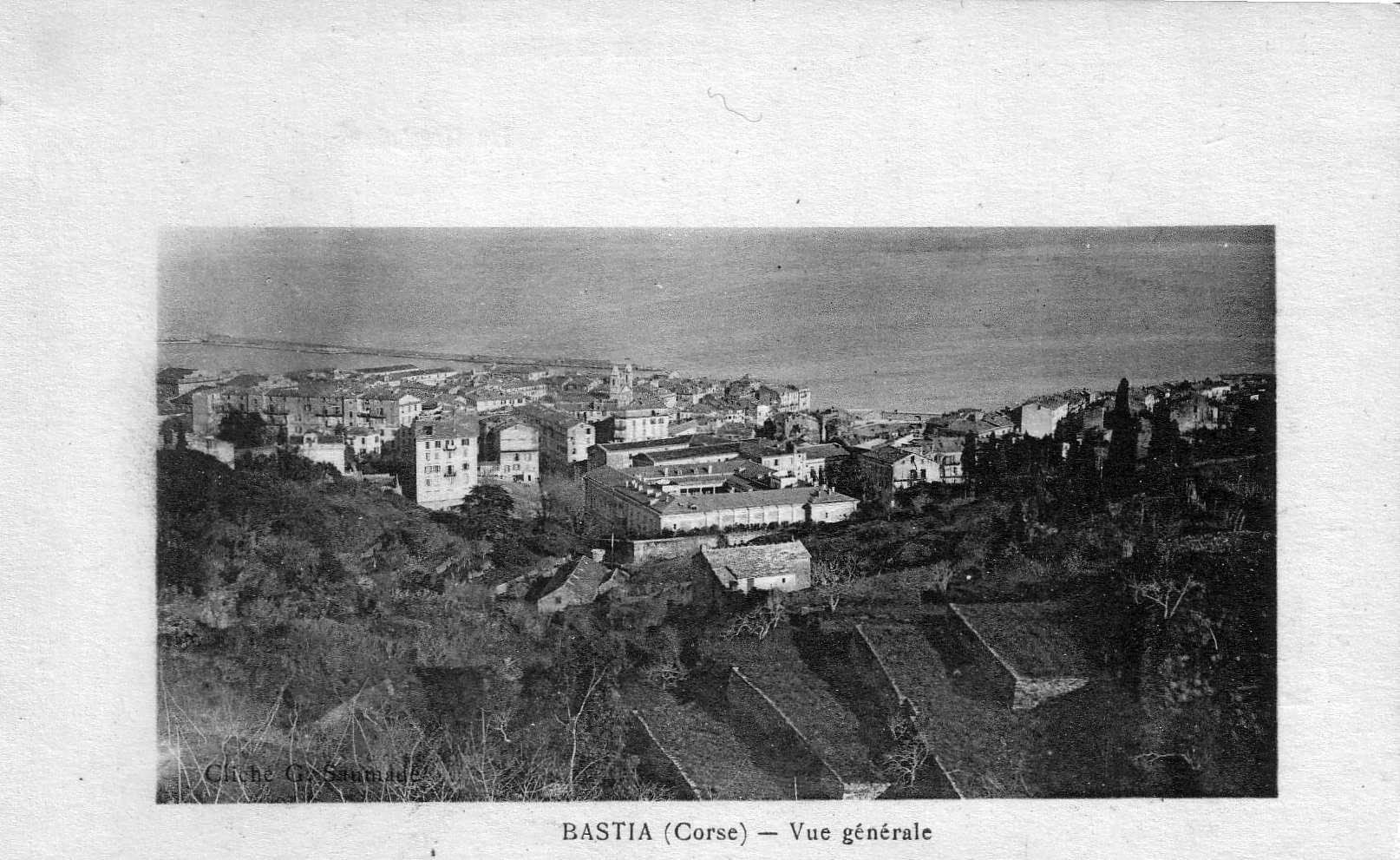 รูปถ่าย ฝรั่งเศส(France) คอร์สิคา(Corsica) โปสการ์ดเก่า(Old Postcards) บาสเทีย(Bastia) 1900-01 125