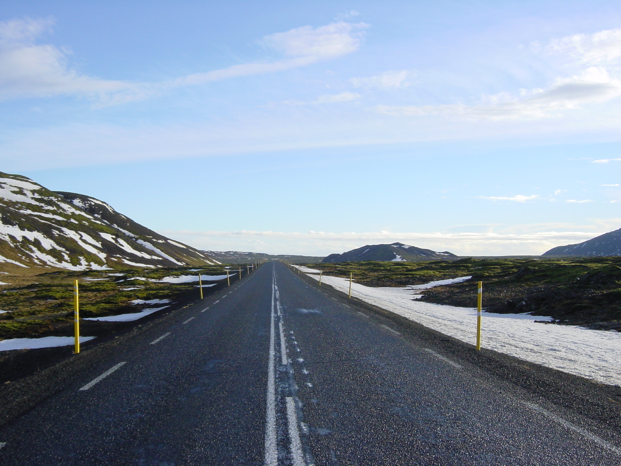 รูปถ่าย ไอซ์แลนด์(Iceland) ถนนหมายเลข 39 ไปเรคยาวิก(Road 39 to Reykjavik) 2003-03 9