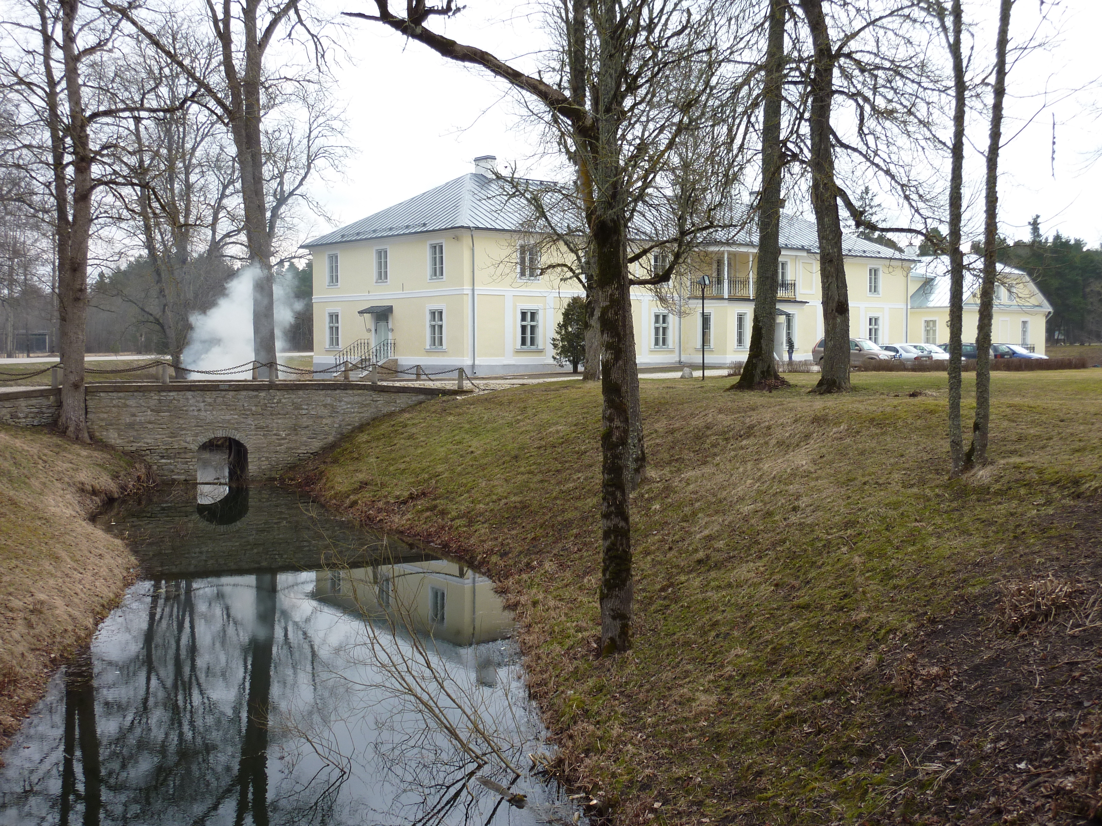 รูปถ่าย เอสโตเนีย(Estonia) ถนนจากทาลลินน์ไปฮาปซาลู(Tallinn to Haapsalu road) 2009-04 2
