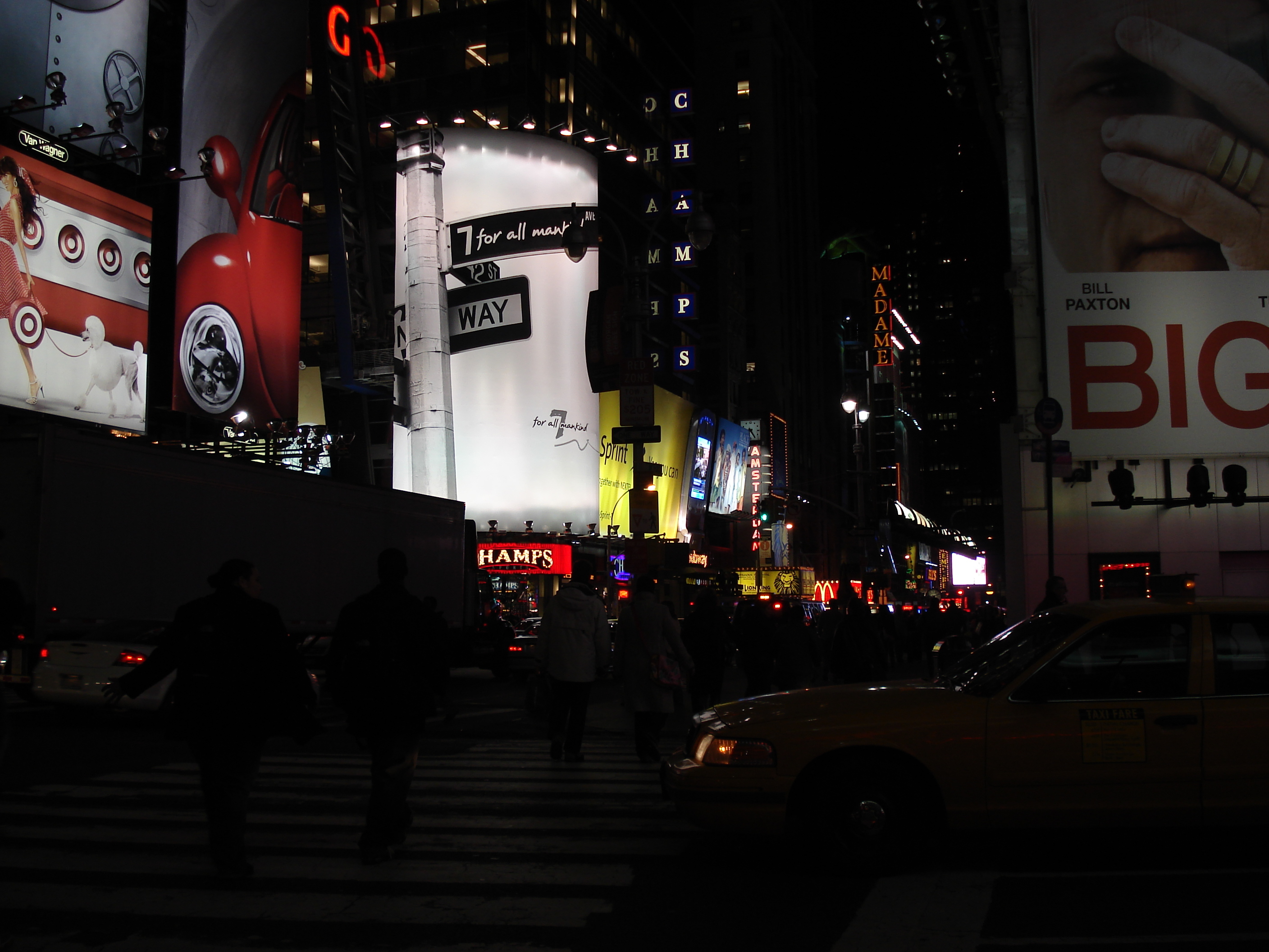 รูปถ่าย สหรัฐอเมริกา(United States) นิวยอร์ก(New York) ไทม์สแควร์(Times Square) 2006-03 30