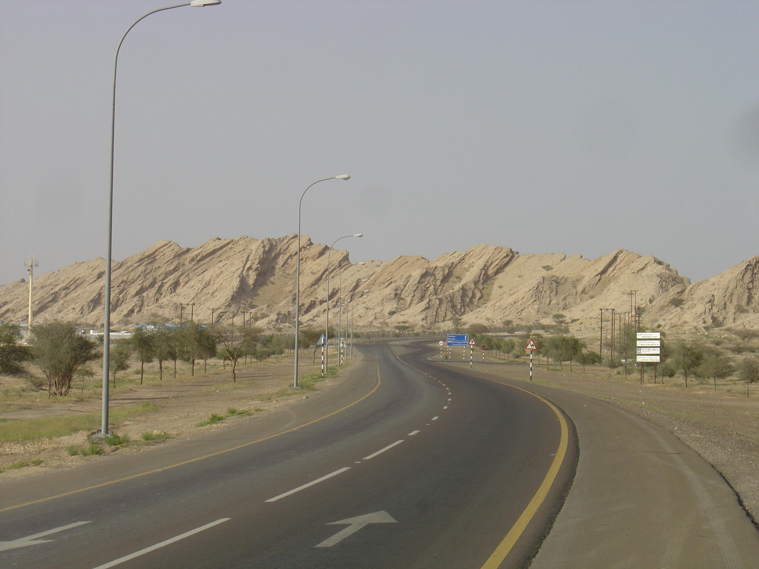 รูปถ่าย โอมาน(Oman) จากบูไมิไปถนนมาฮาดา(Buraimi to Mahada road) 2005-03 9