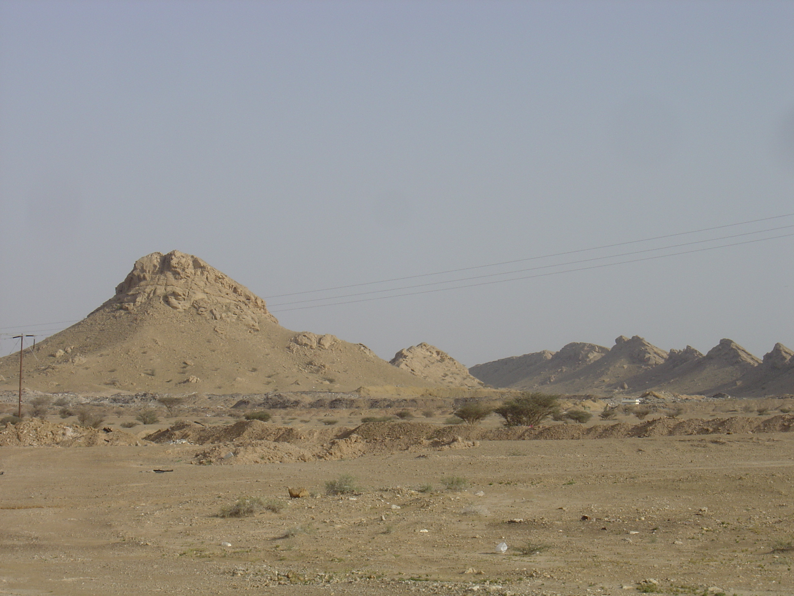 รูปถ่าย โอมาน(Oman) จากบูไมิไปถนนมาฮาดา(Buraimi to Mahada road) 2005-03 5