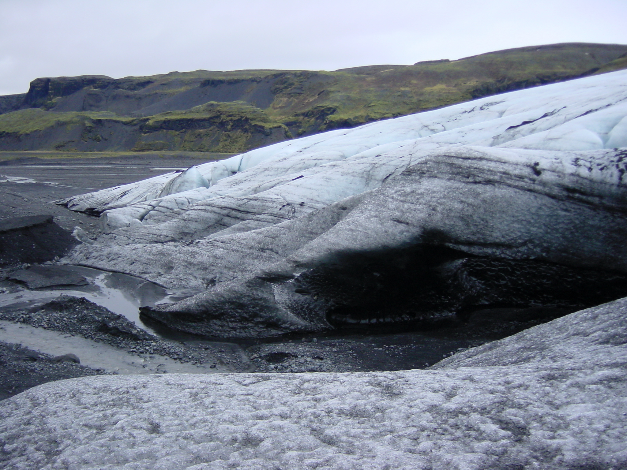 รูปถ่าย ไอซ์แลนด์(Iceland) เมียร์กาลส์โจกูล(Myrdalsjokull) 2003-03 1