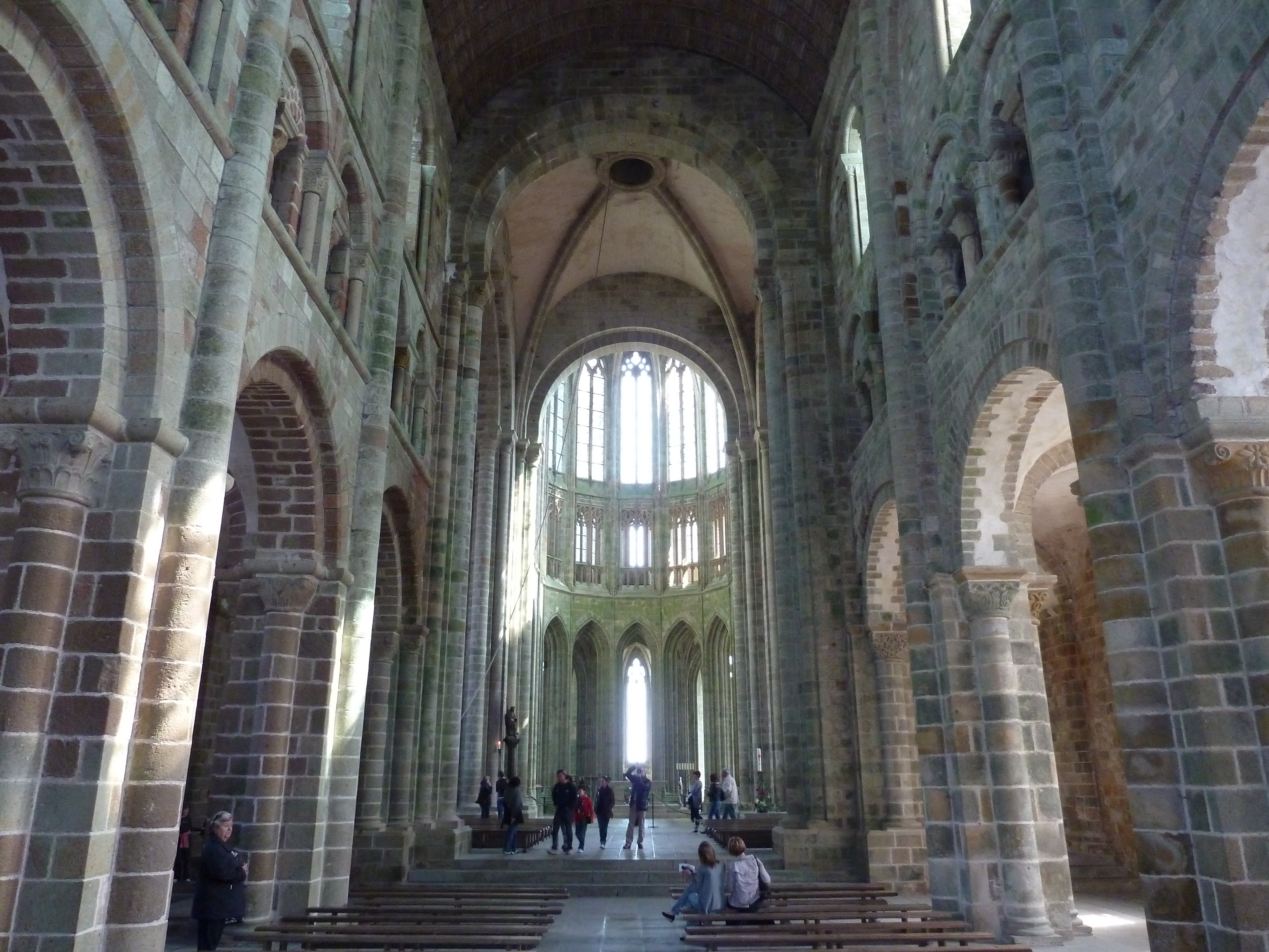 รูปถ่าย ฝรั่งเศส(France) มงแซ็งมีแชล(Mont St Michel) แอบบีมงแซ็งมีแชล(Mont St Michel Abbey) 2010-04 122