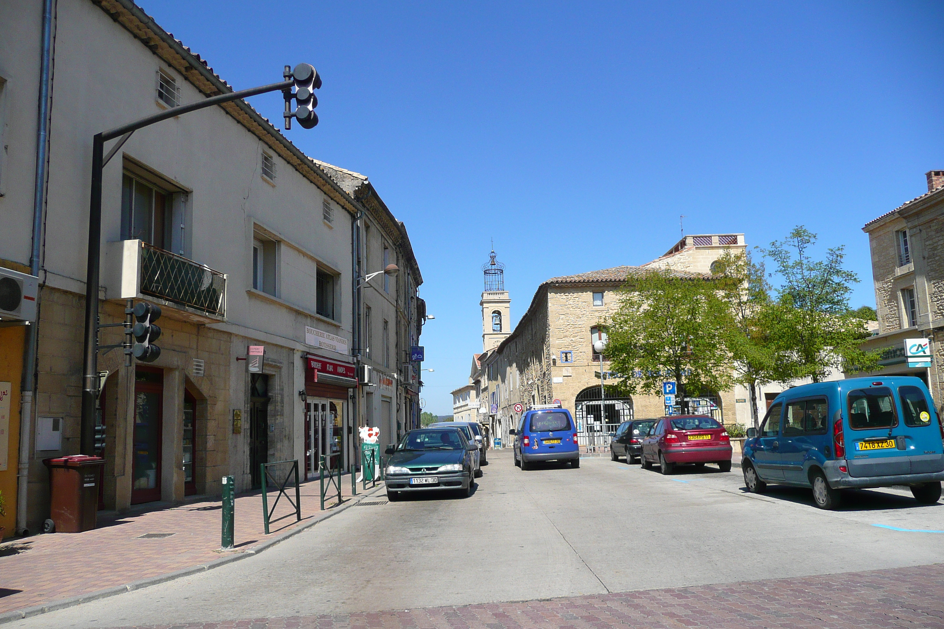 รูปถ่าย ฝรั่งเศส(France) โพรว็องส์(Provence) ถนนจากโบแกร์ไปปงดูการ์(Beaucaire to pont du gard road) 2008-04 25