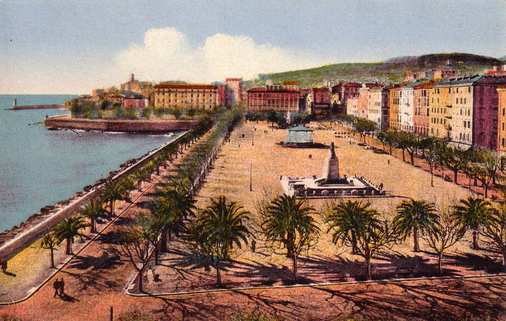 รูปถ่าย ฝรั่งเศส(France) คอร์สิคา(Corsica) โปสการ์ดเก่า(Old Postcards) บาสเทีย(Bastia) 1900-01 123